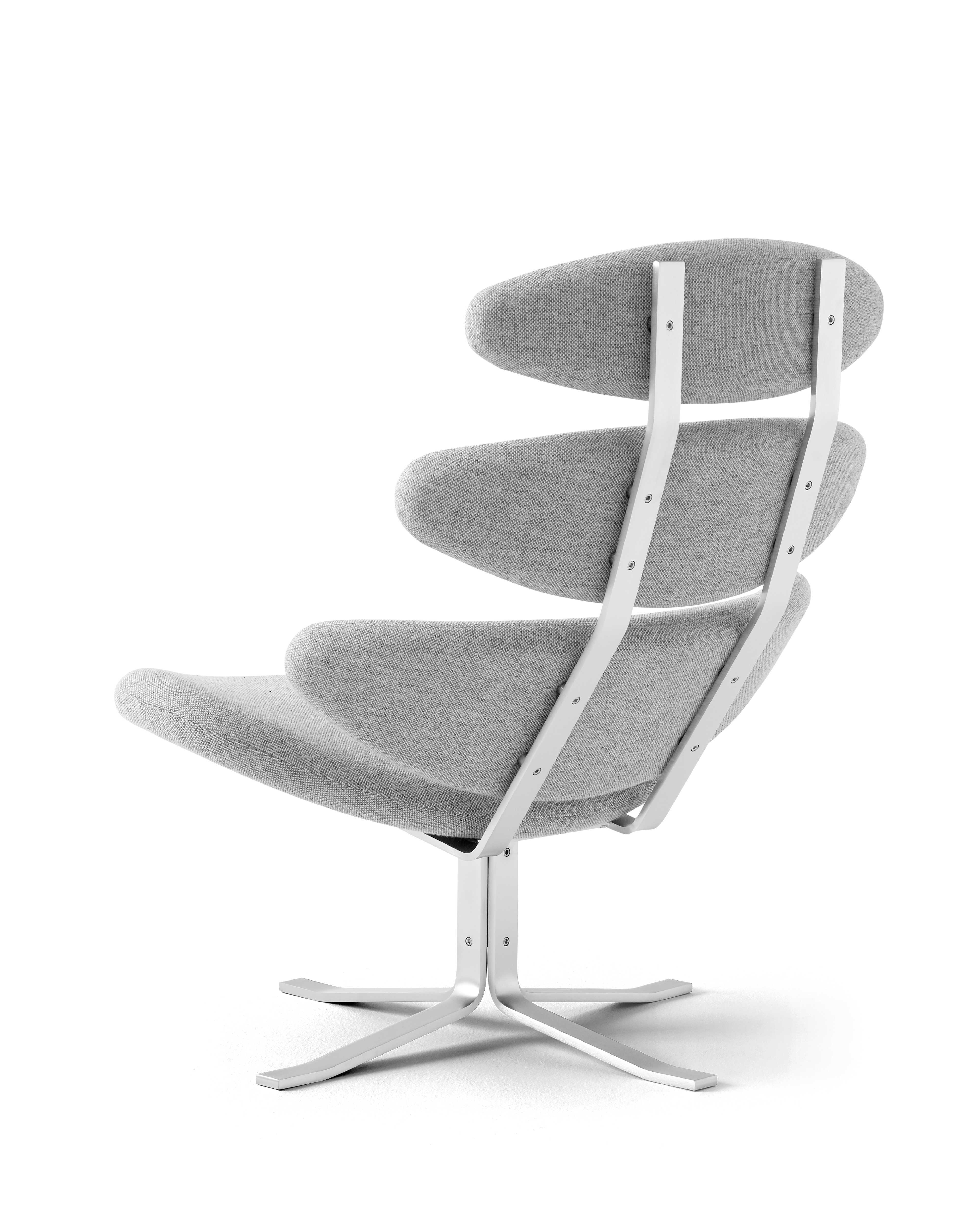 Corona Chair - Hallingdal 110 / Brushed steel frame