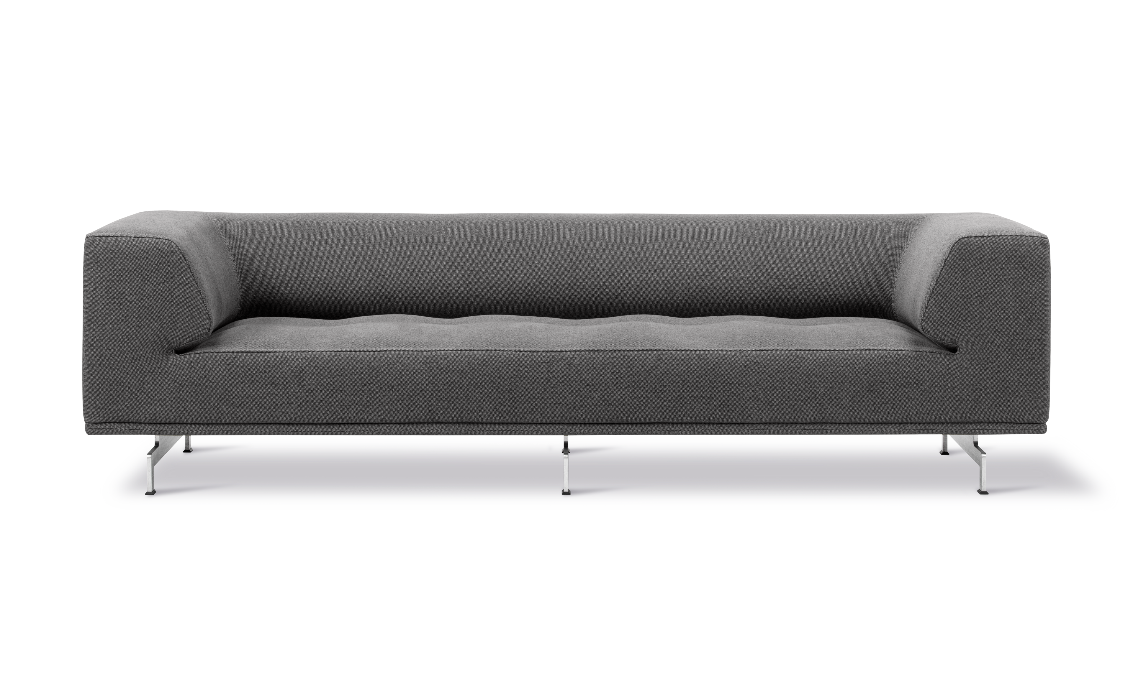 Delphi Sofa - Clay 13 / Børstet aluminium