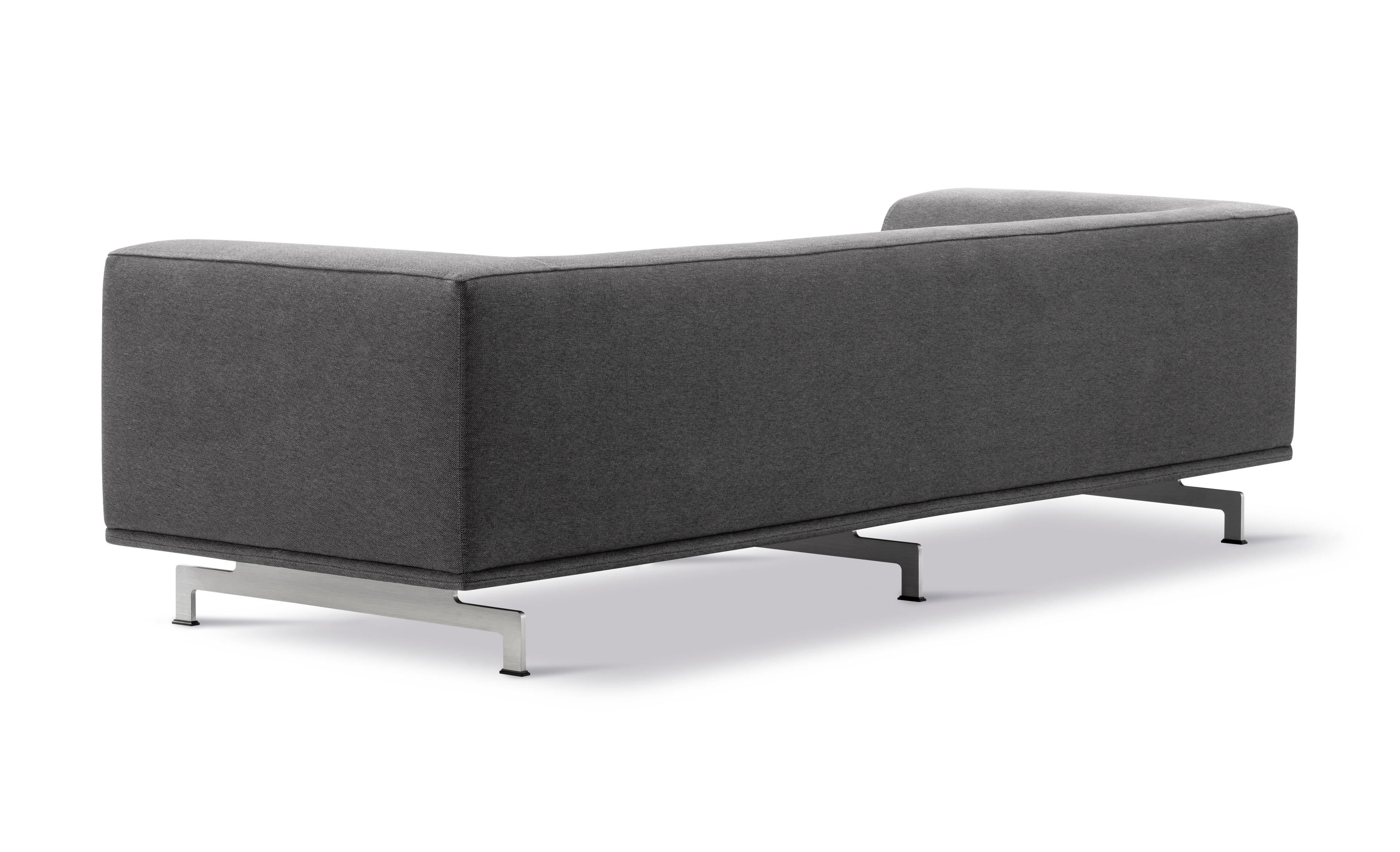 Delphi Sofa - Clay 13 / Brushed aluminium