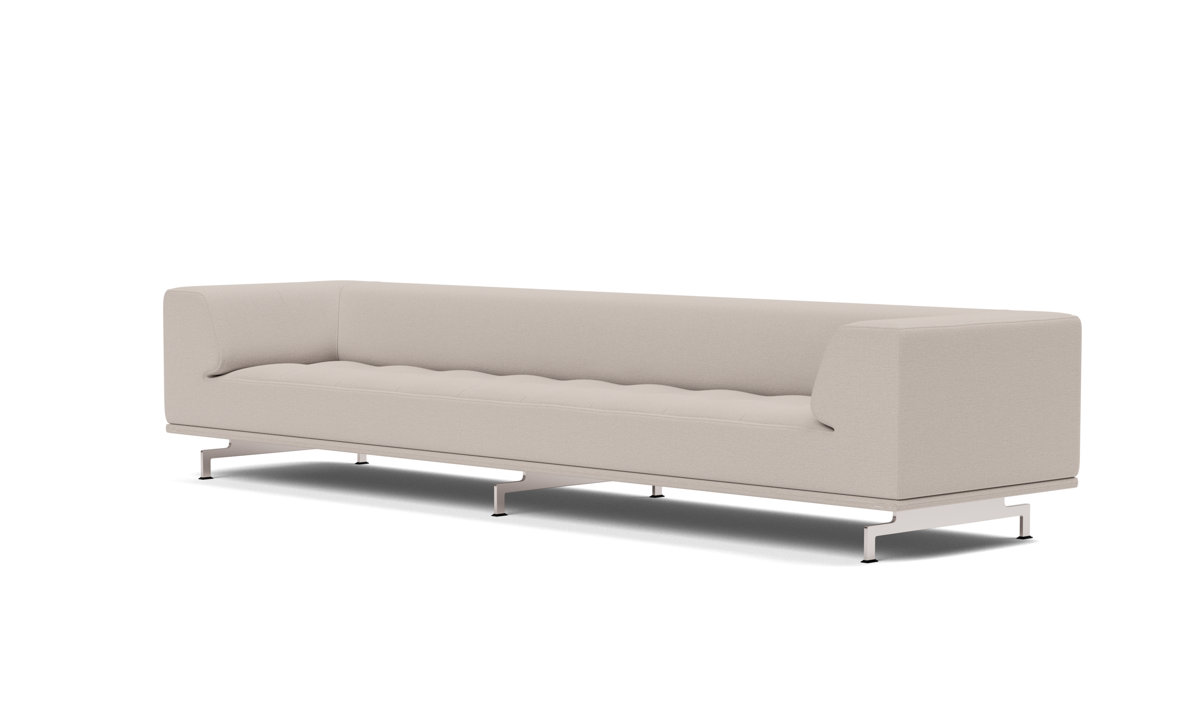 Delphi Sofa - Steelcut Trio 213 / Børstet aluminium