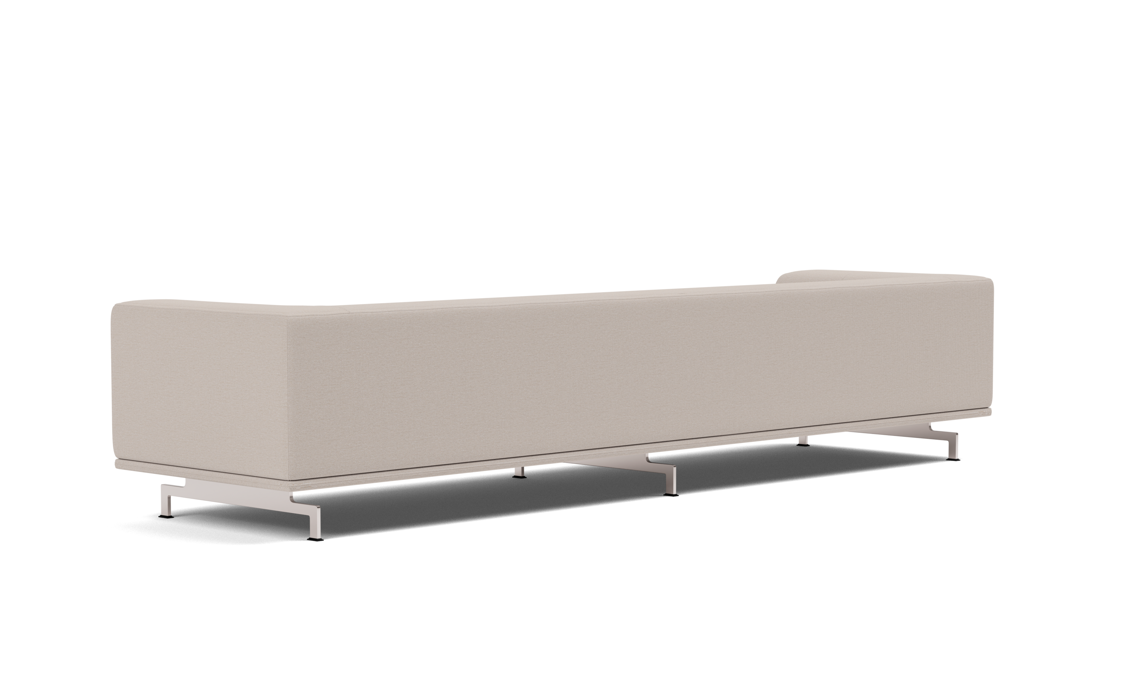 Delphi Sofa - Steelcut Trio 213 / Brushed aluminium