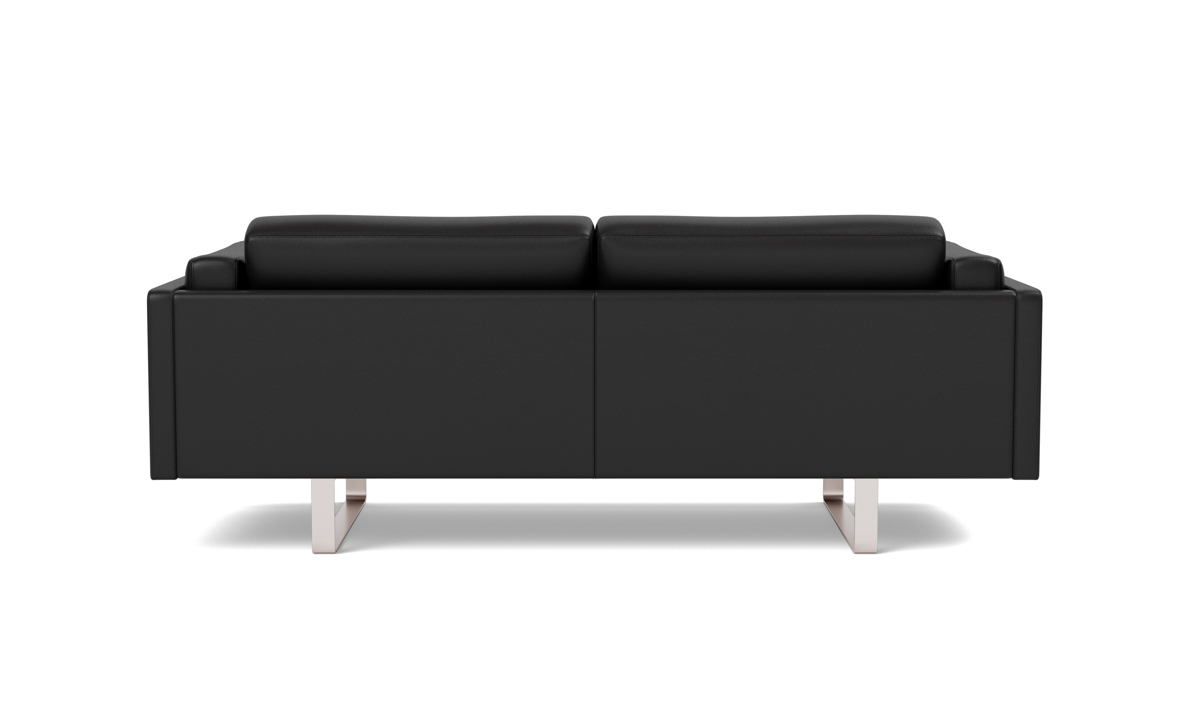 EJ280 Sofa - Leather 301 Omni / Brushed Chrome