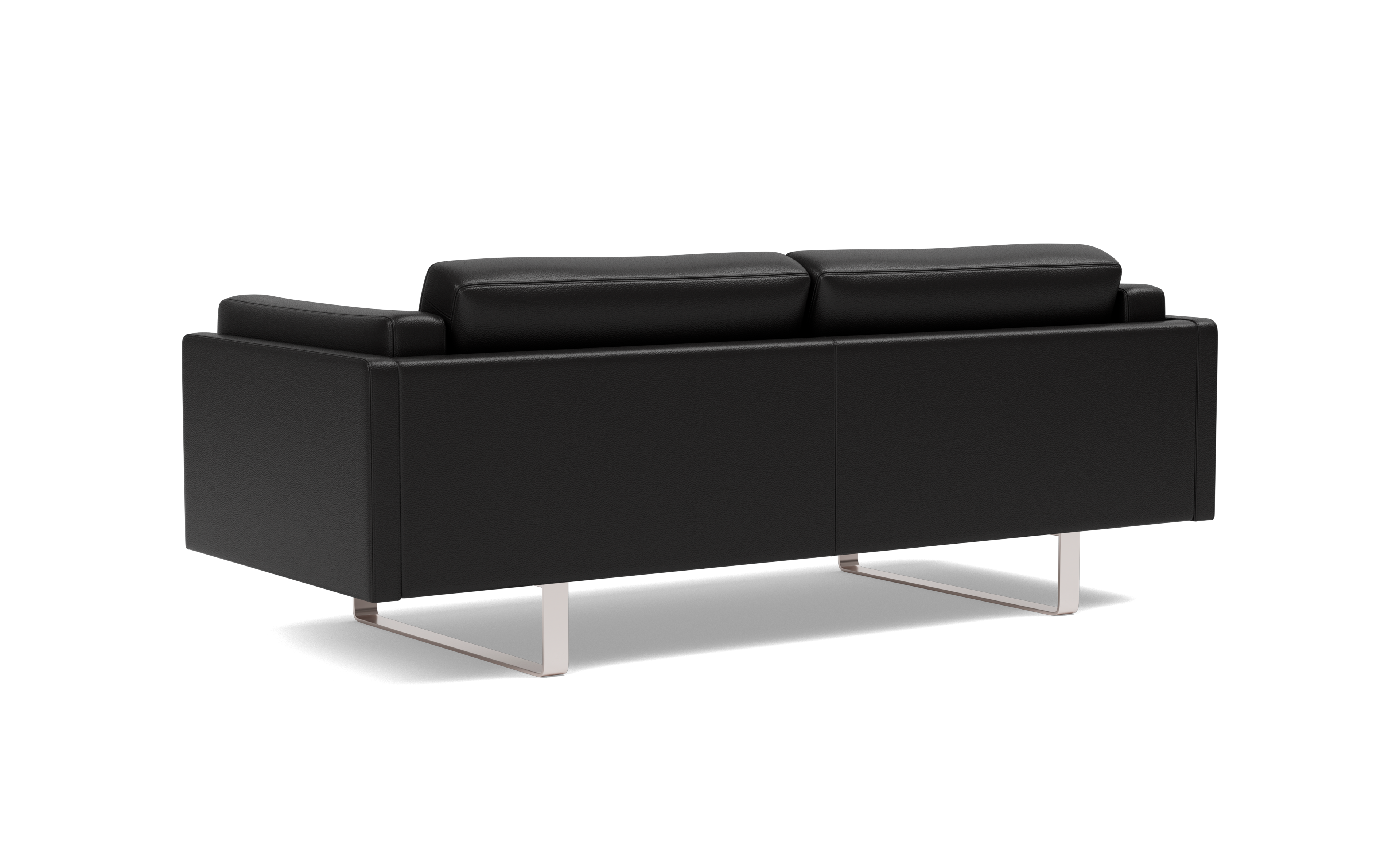 EJ280 Sofa - Leather 301 Omni / Børstet krom