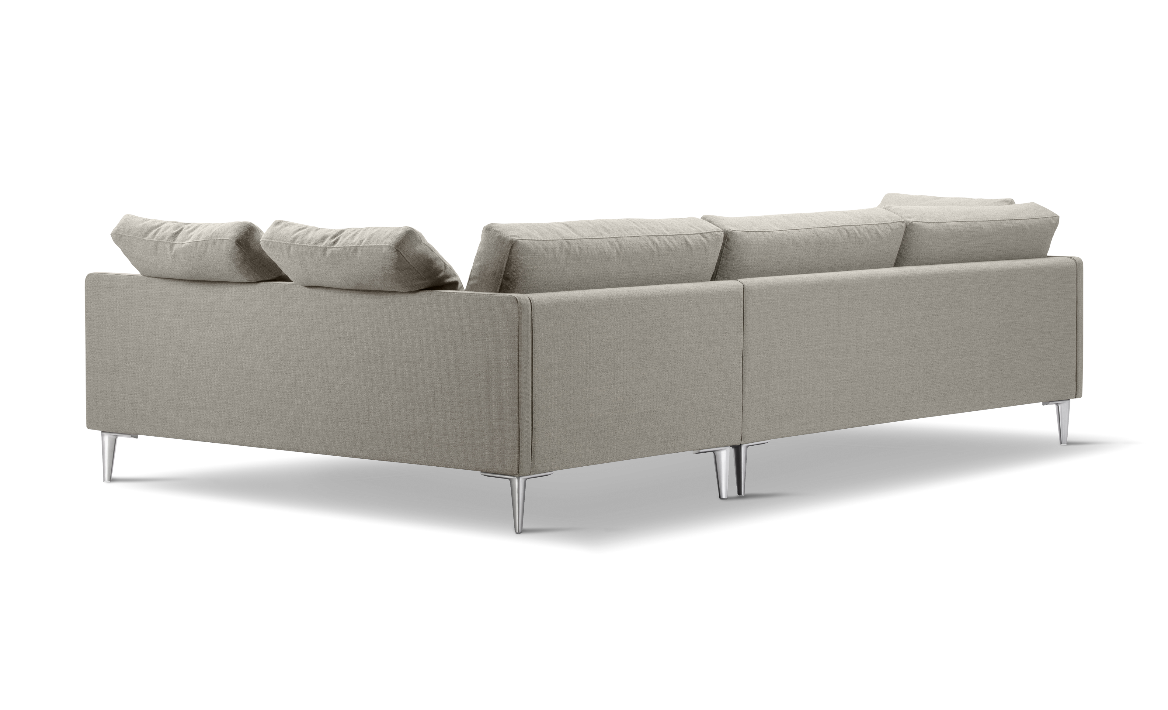 EJ295 Chaise Sofa - Foss 102 / Krom