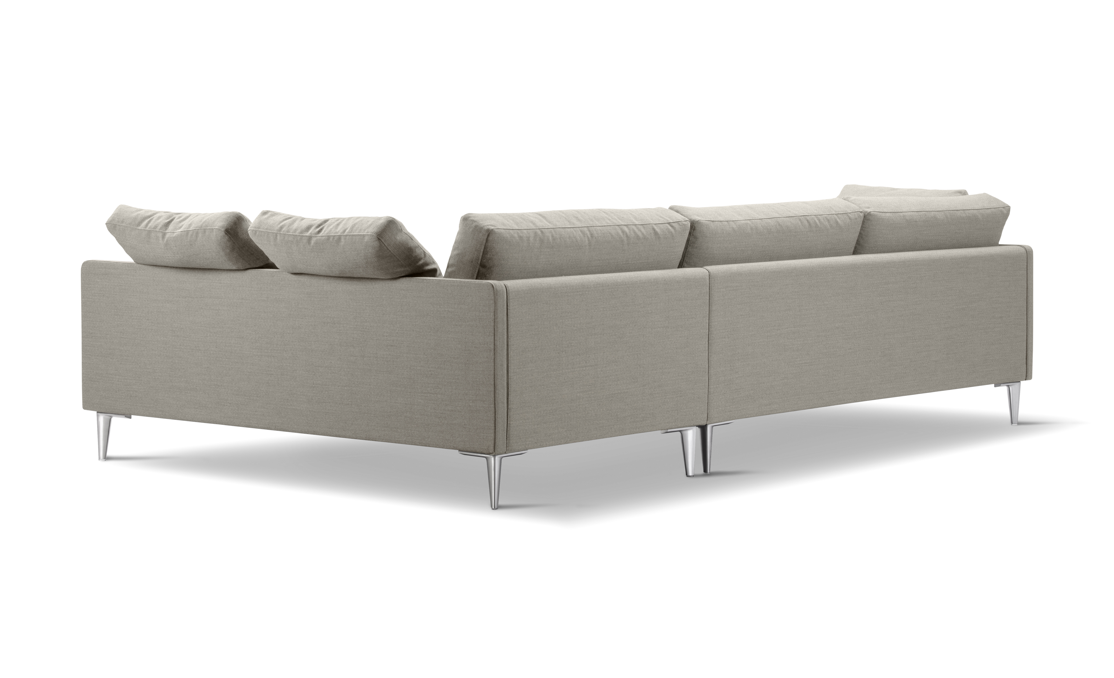 EJ295 Chaise Sofa - Foss 102 / Chrome