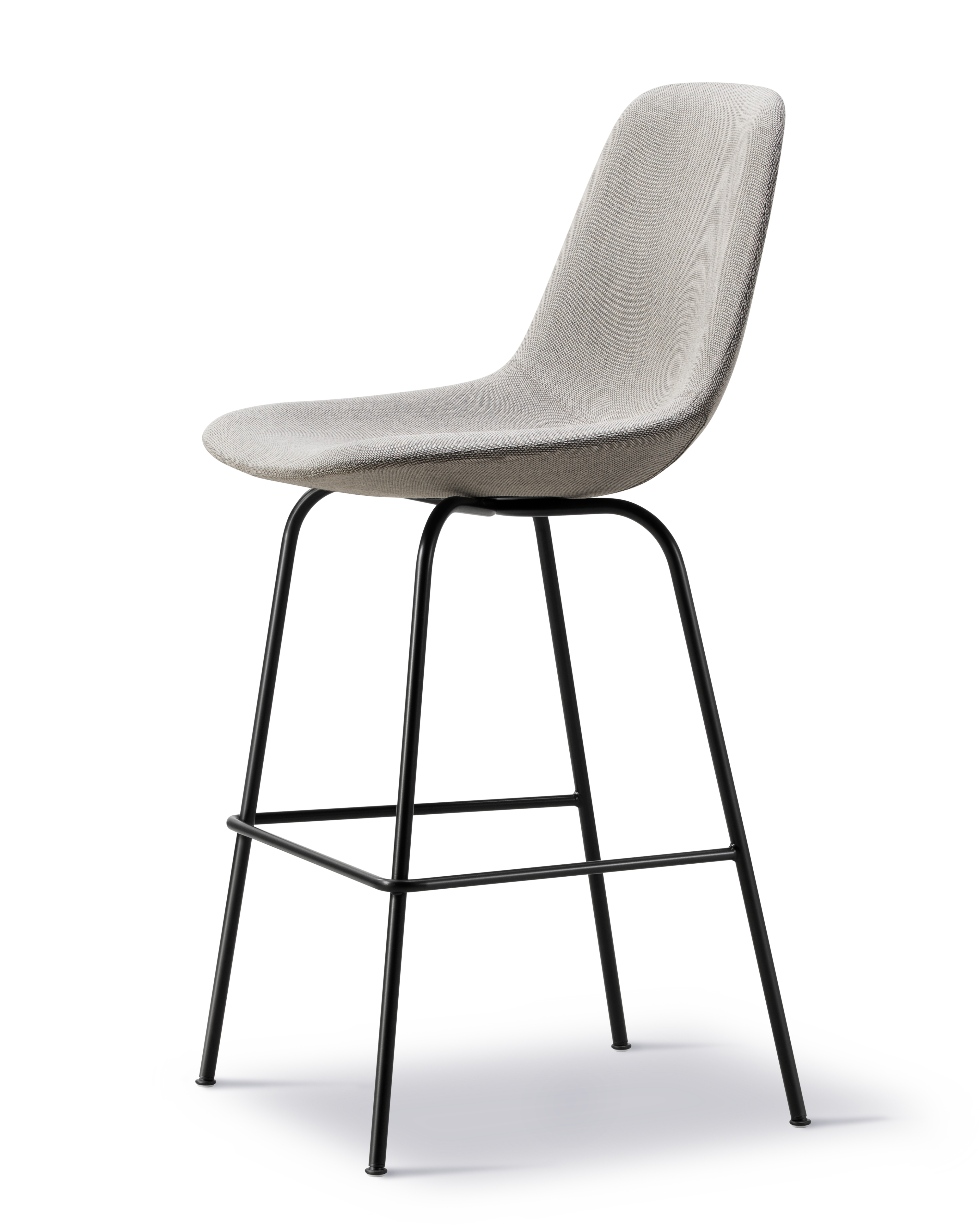 Eyes 4 Leg Barstool - Re-wool 128 / Black steel