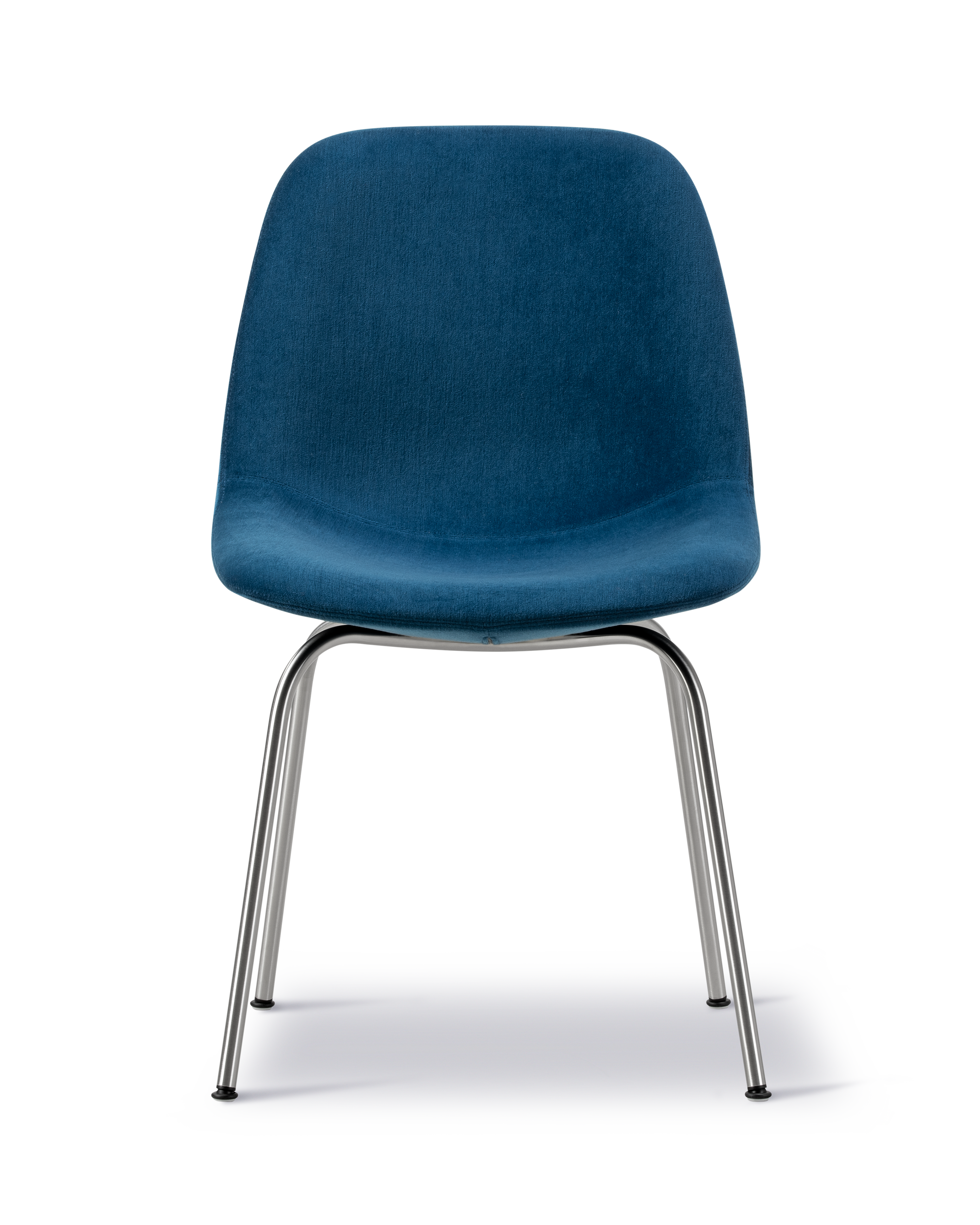 Eyes 4 Leg Chair - Gentle 873 / Brushed steel