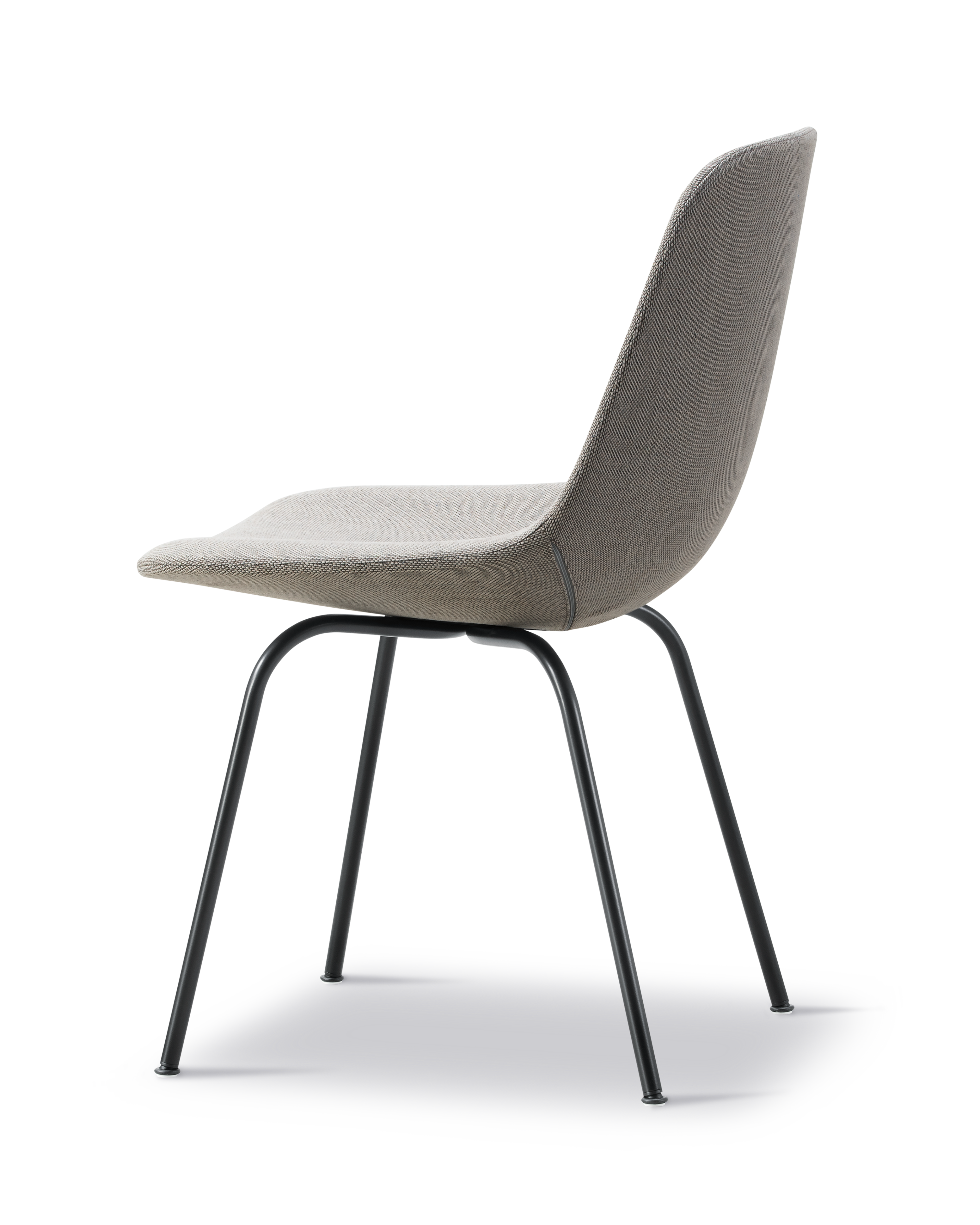 Eyes 4 Leg Chair - Re-Wool 128 / Black steel