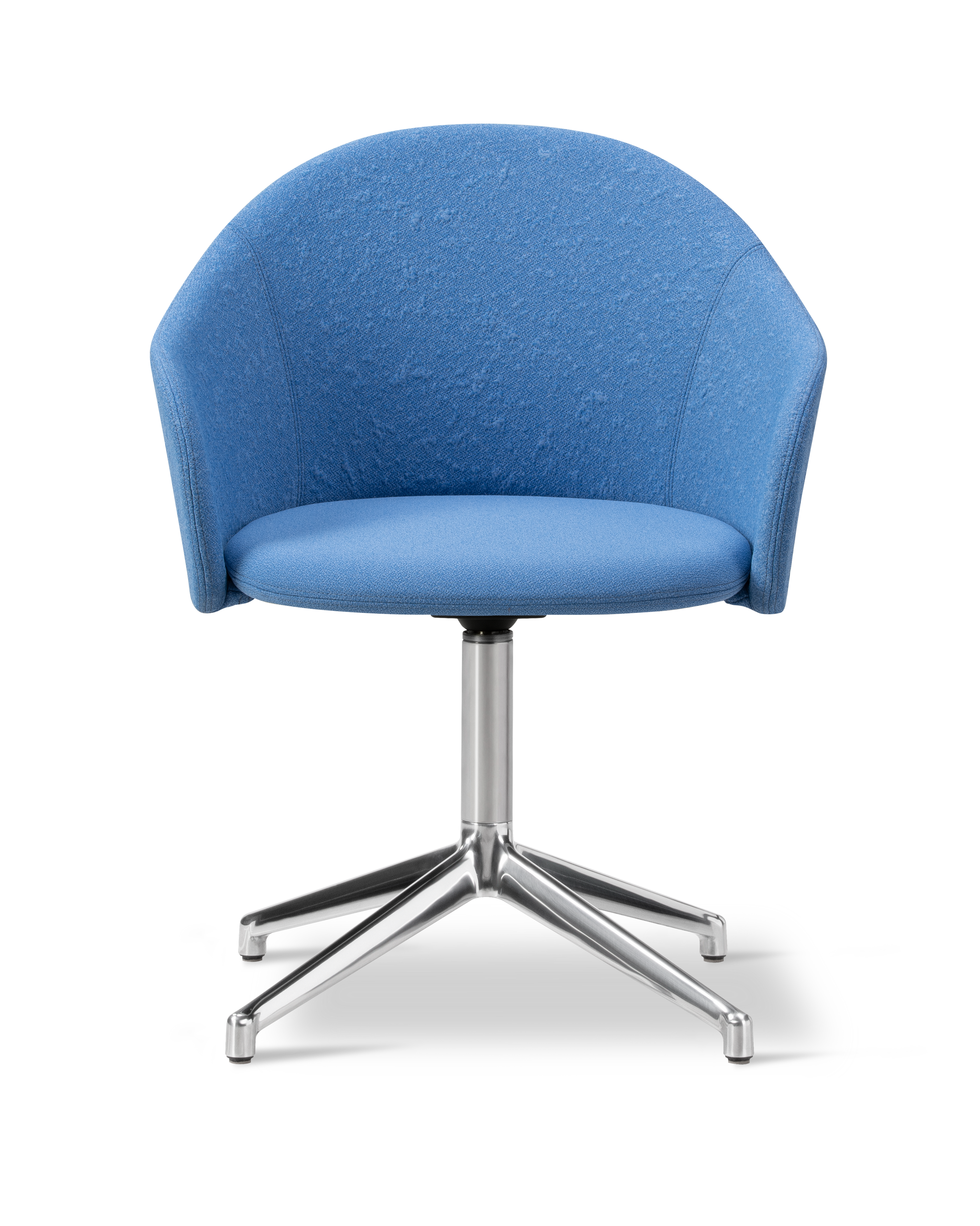 Gomo Armchair - Back Myr 742 / Seat Mylla 741 / Polished Alu