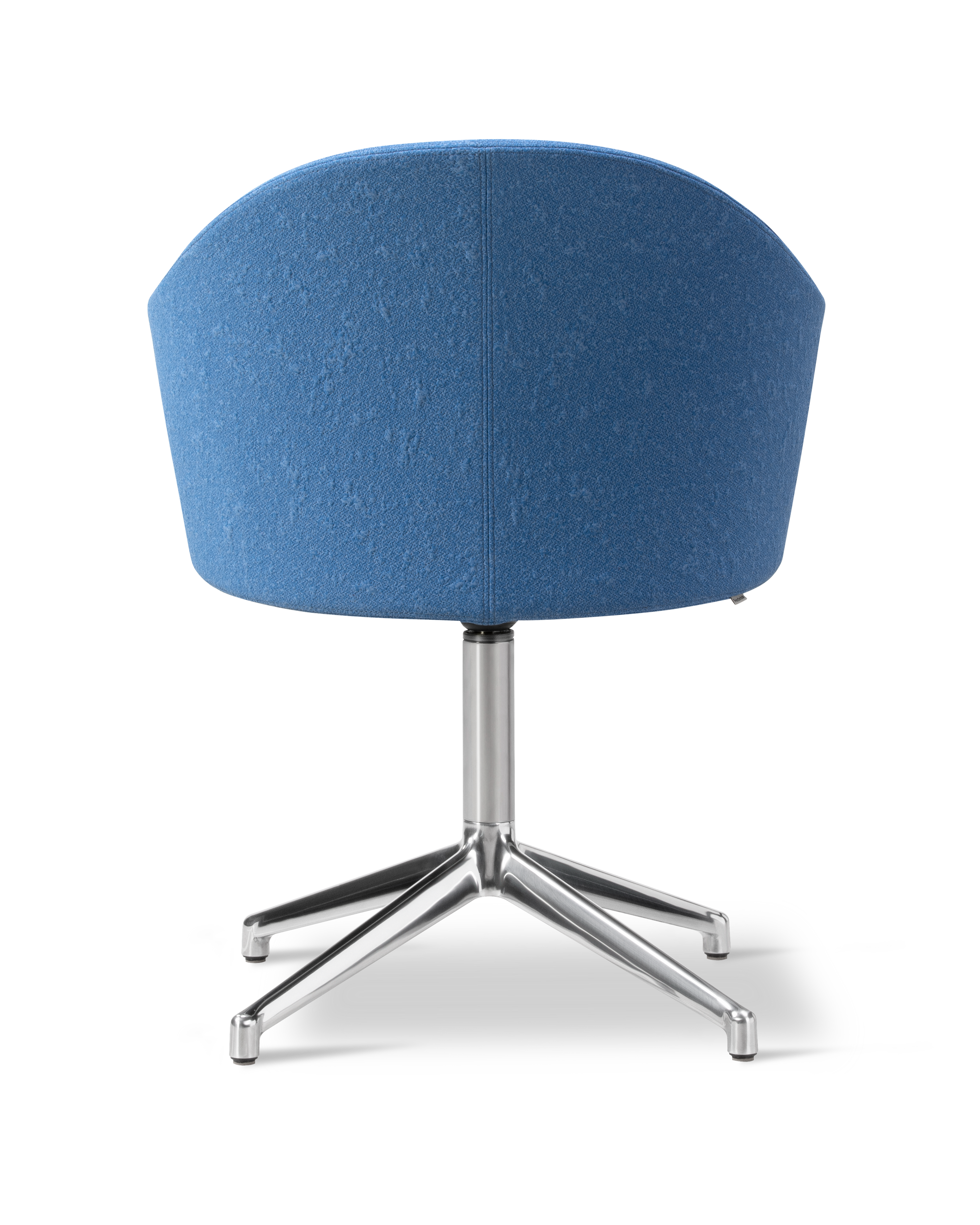 Gomo Armchair - Back Myr 742 / Seat Mylla 741 / Polished Alu