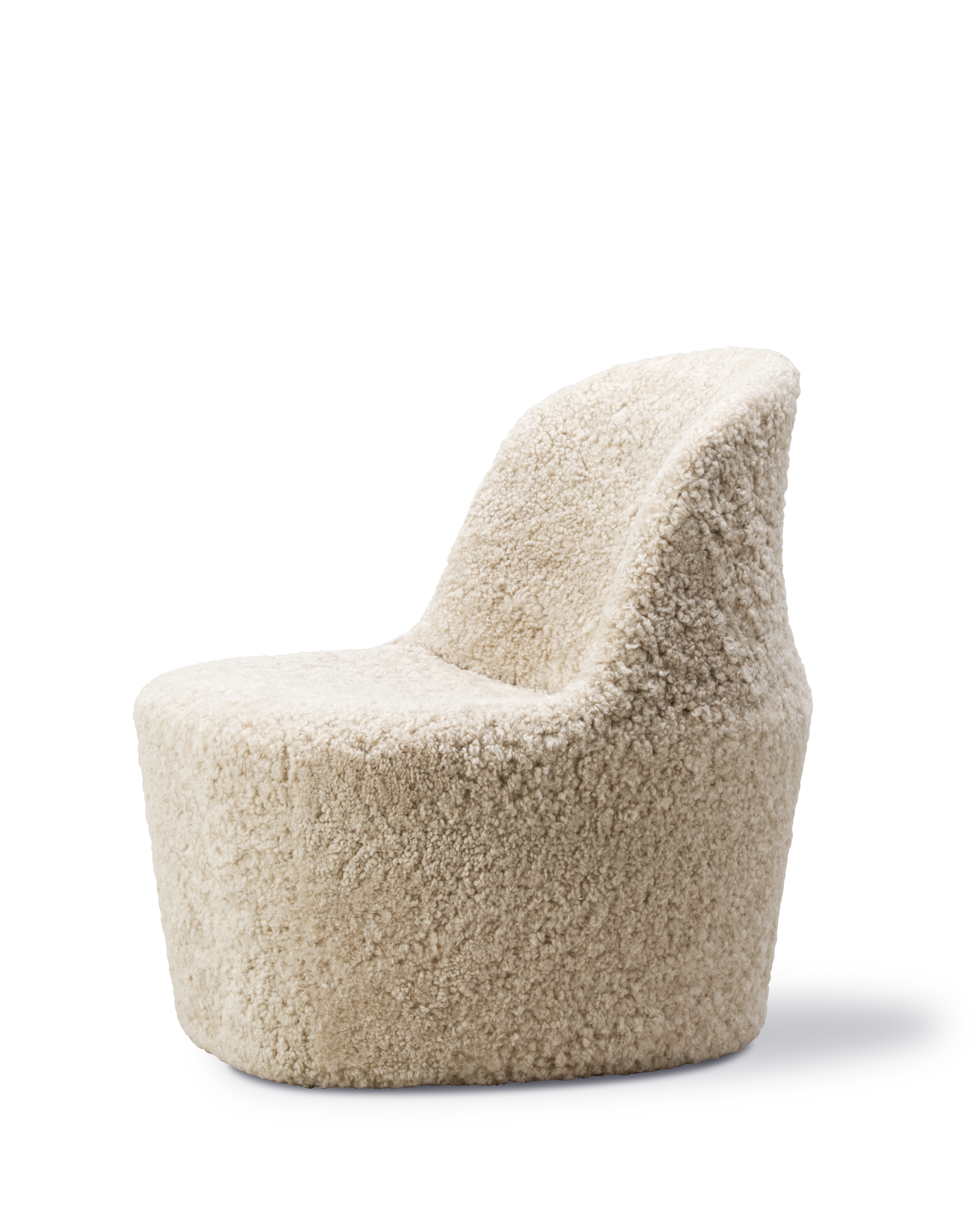 Gomo Lounge Chair - Sheepskin, Moonlight