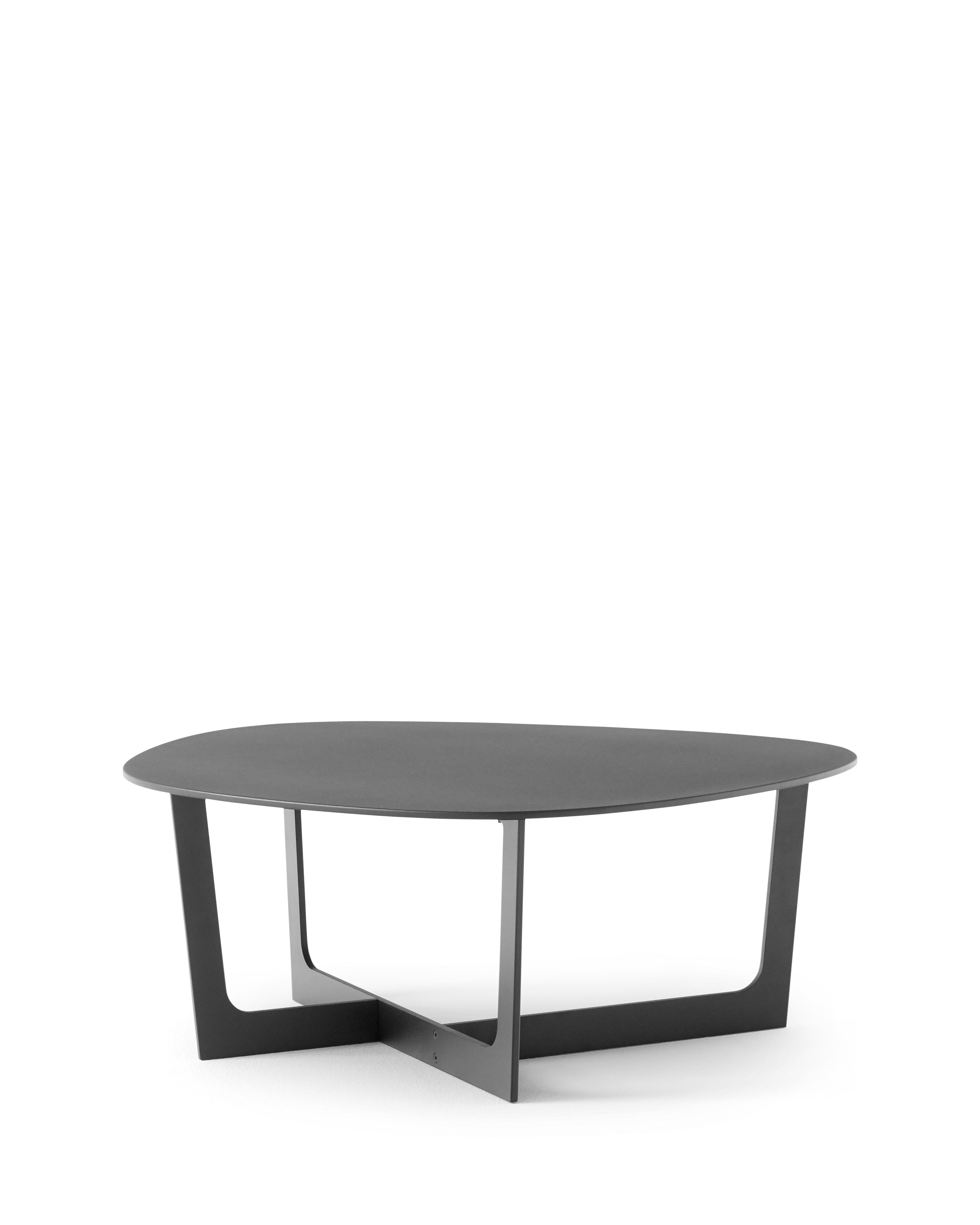 Insula Table - Sort aluminium