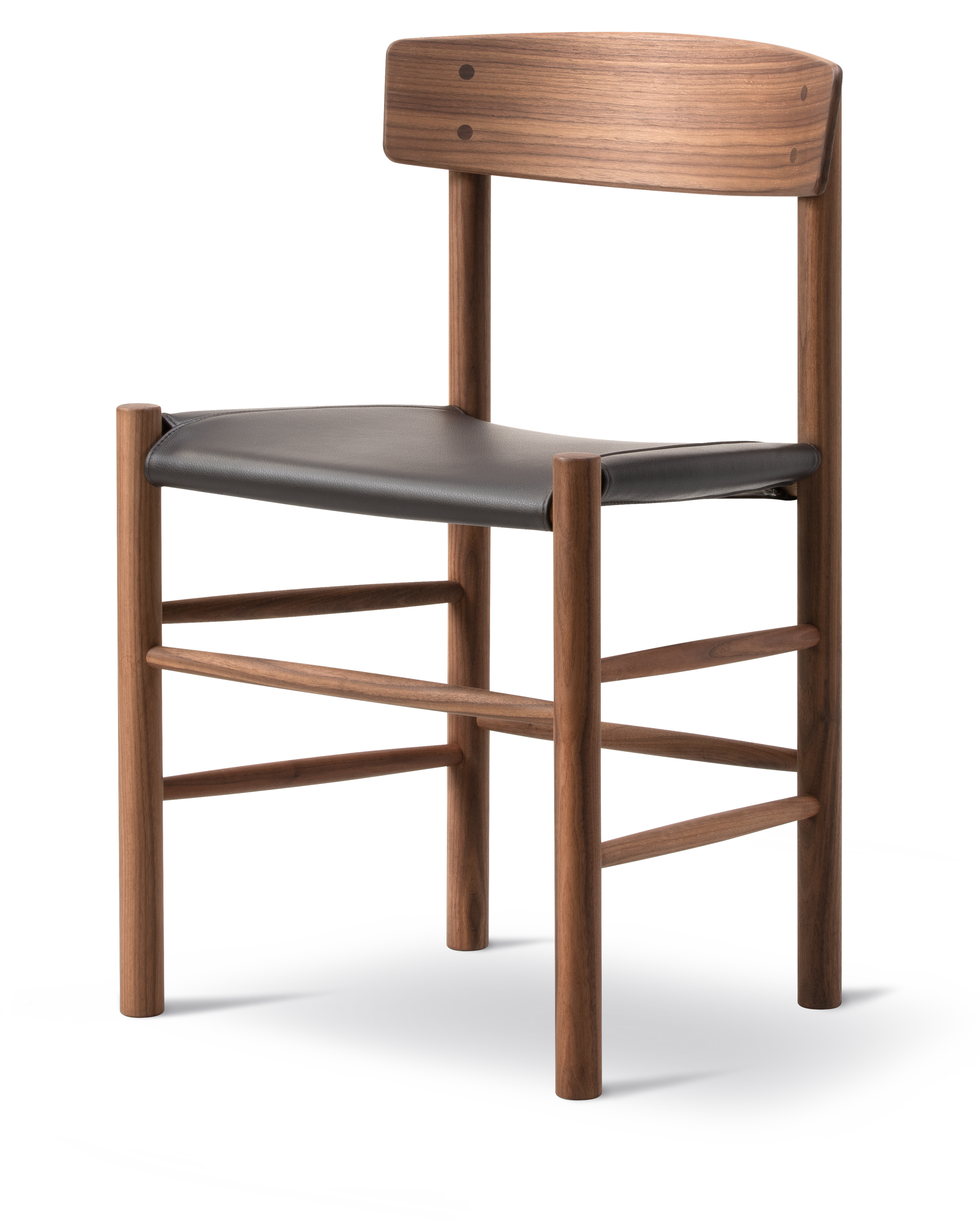Mogensen J39 Chair Upholstered - Walnut oil / Omni 377
