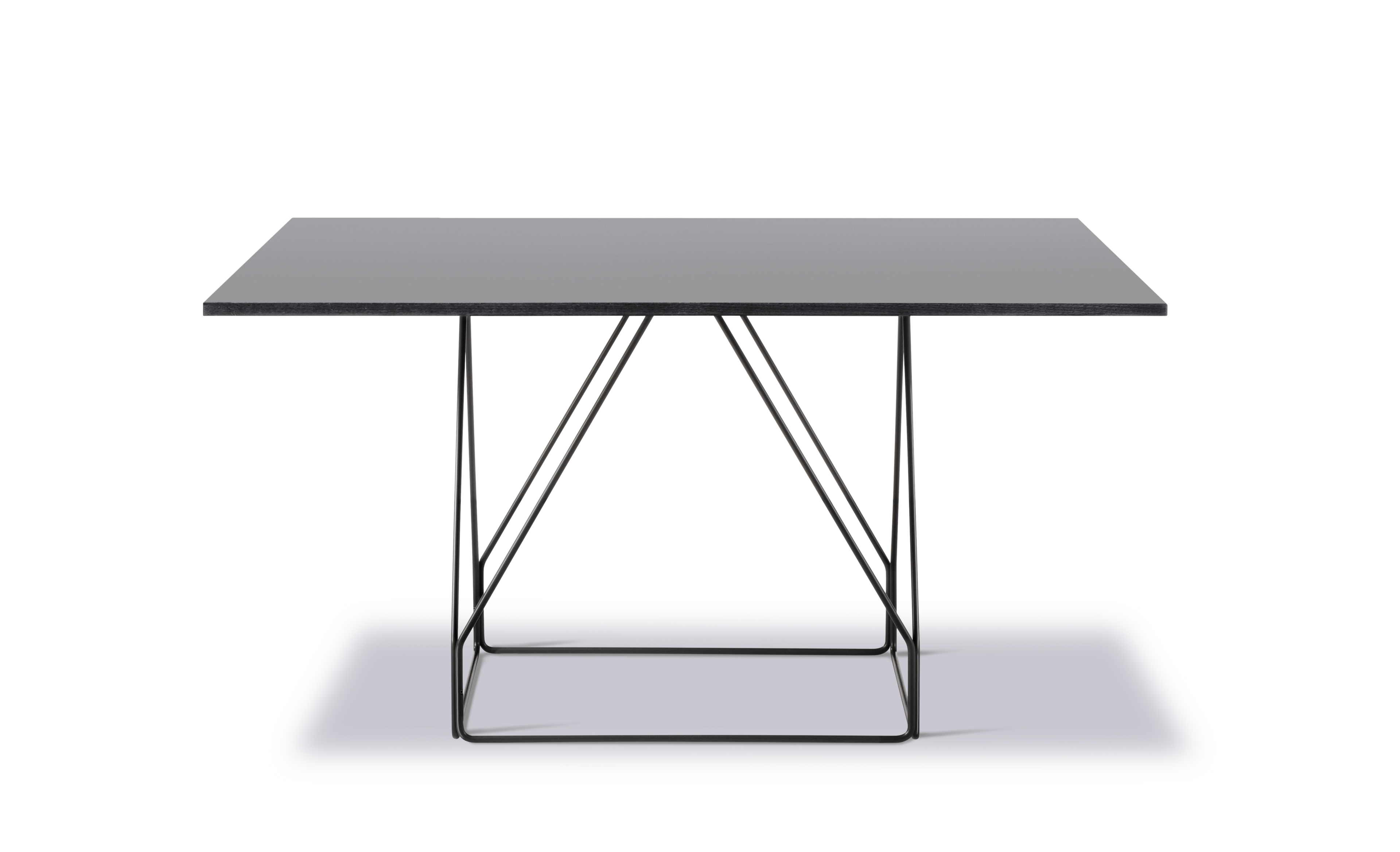 JG Table - Sort linoleum / Sort pulverlakeret stål