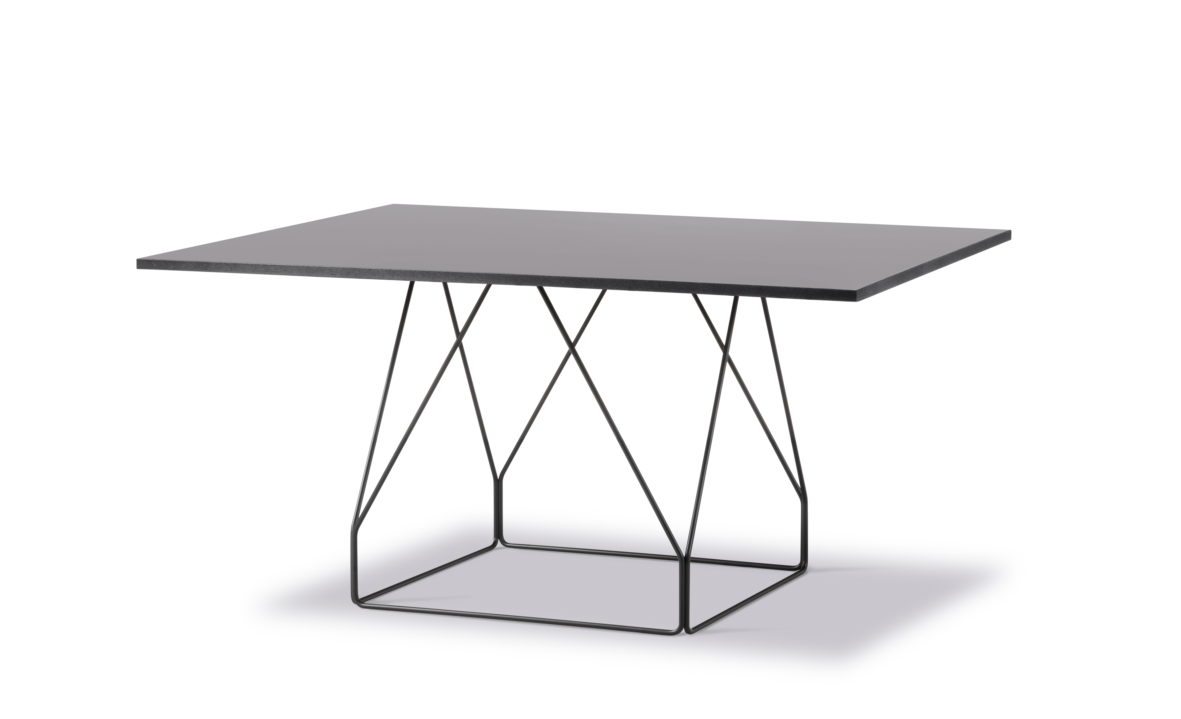 JG Table - Black linoleum / Black lacquered