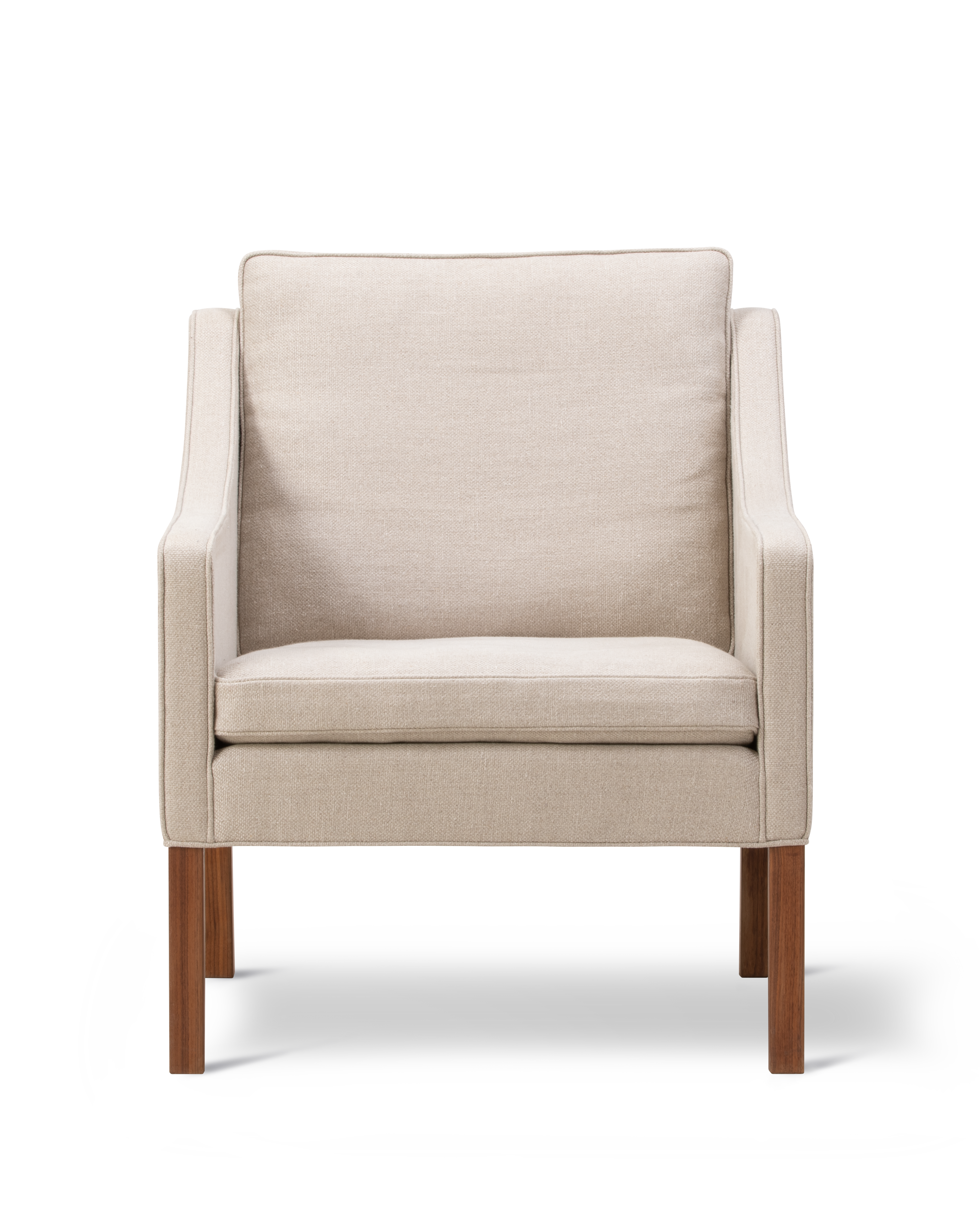 Mogensen 2207 Club Chair - Grand Linen 0024 / Valnød olie