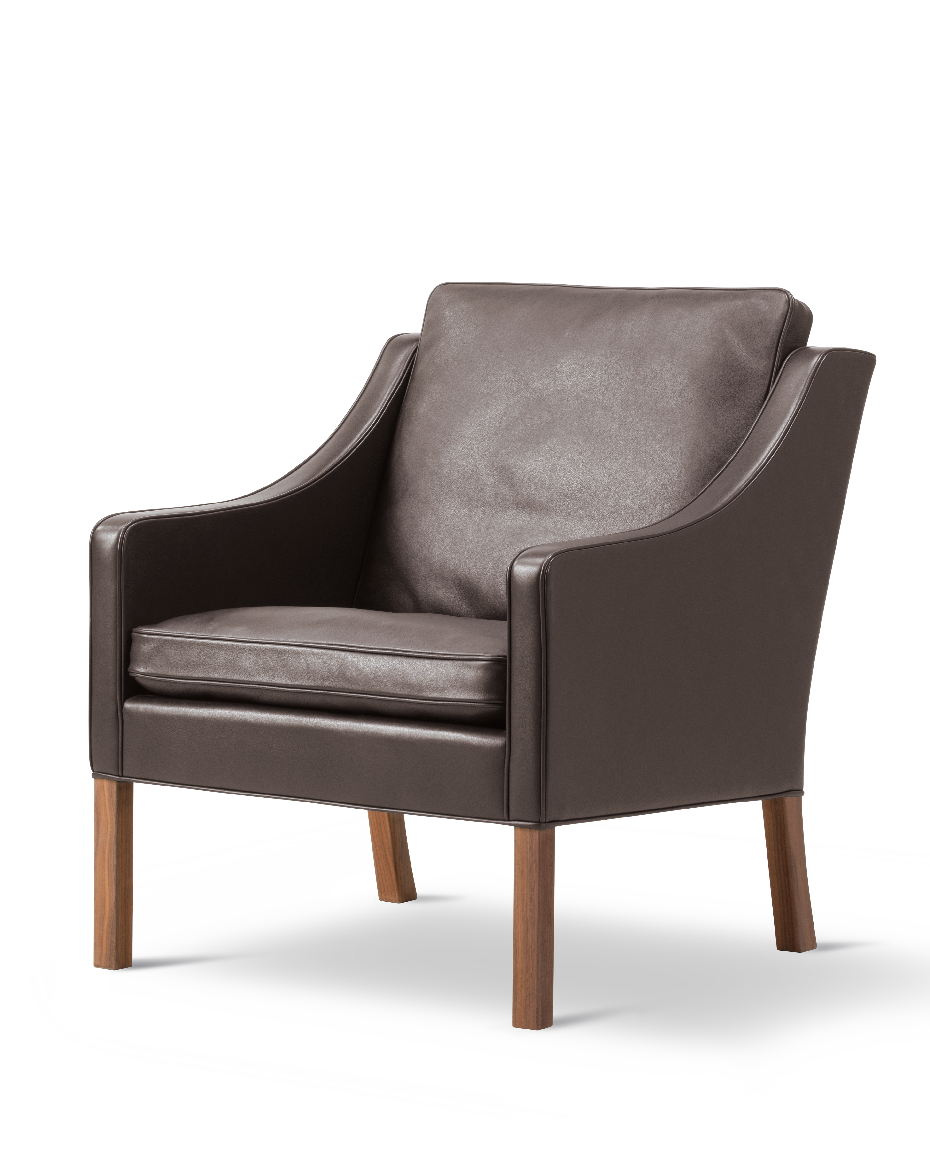 Mogensen 2207 Club Chair - Leather 906 Organic / Walnut oil