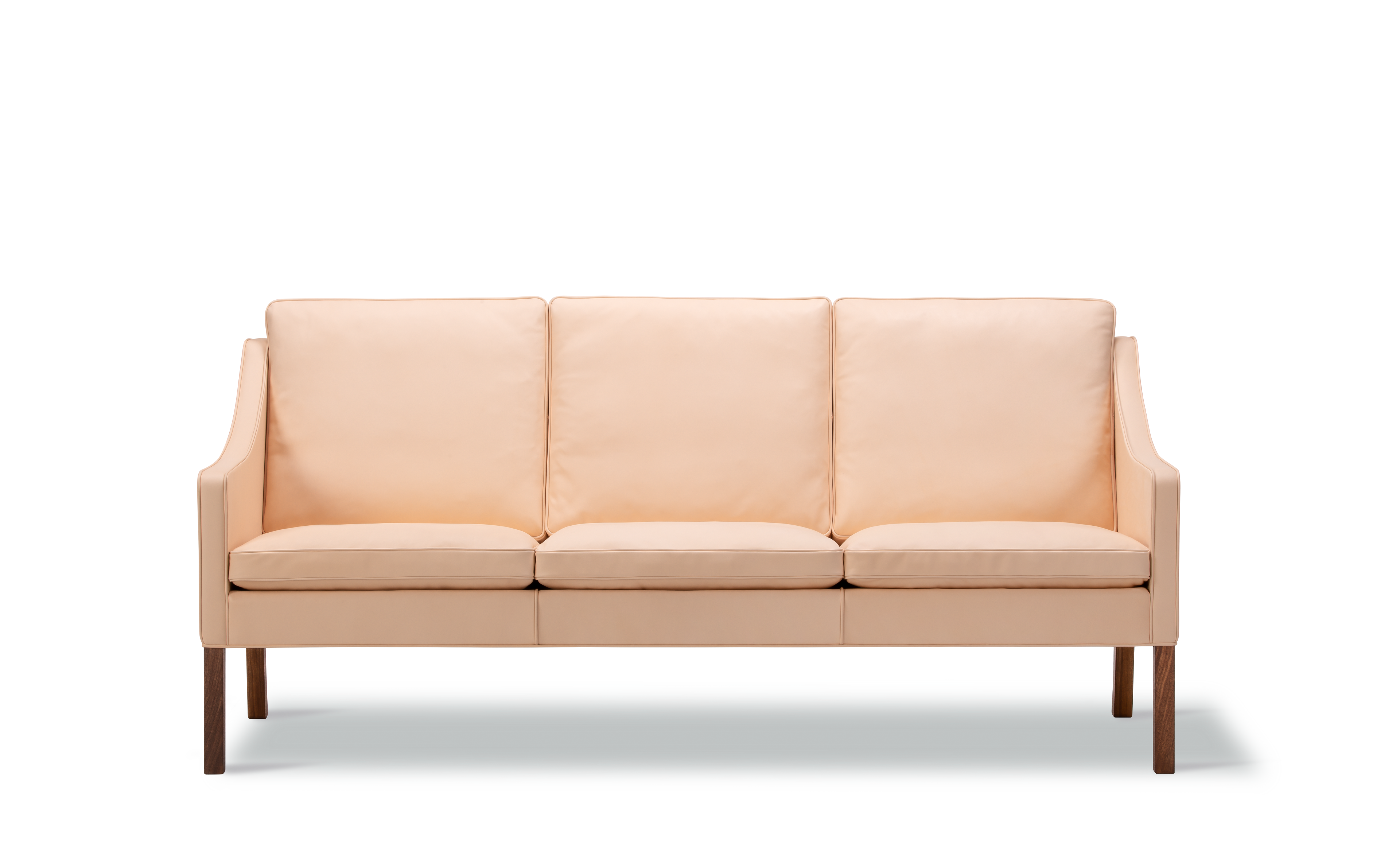 Mogensen 2209 Sofa - Leather 90 Vegeta / Walnut