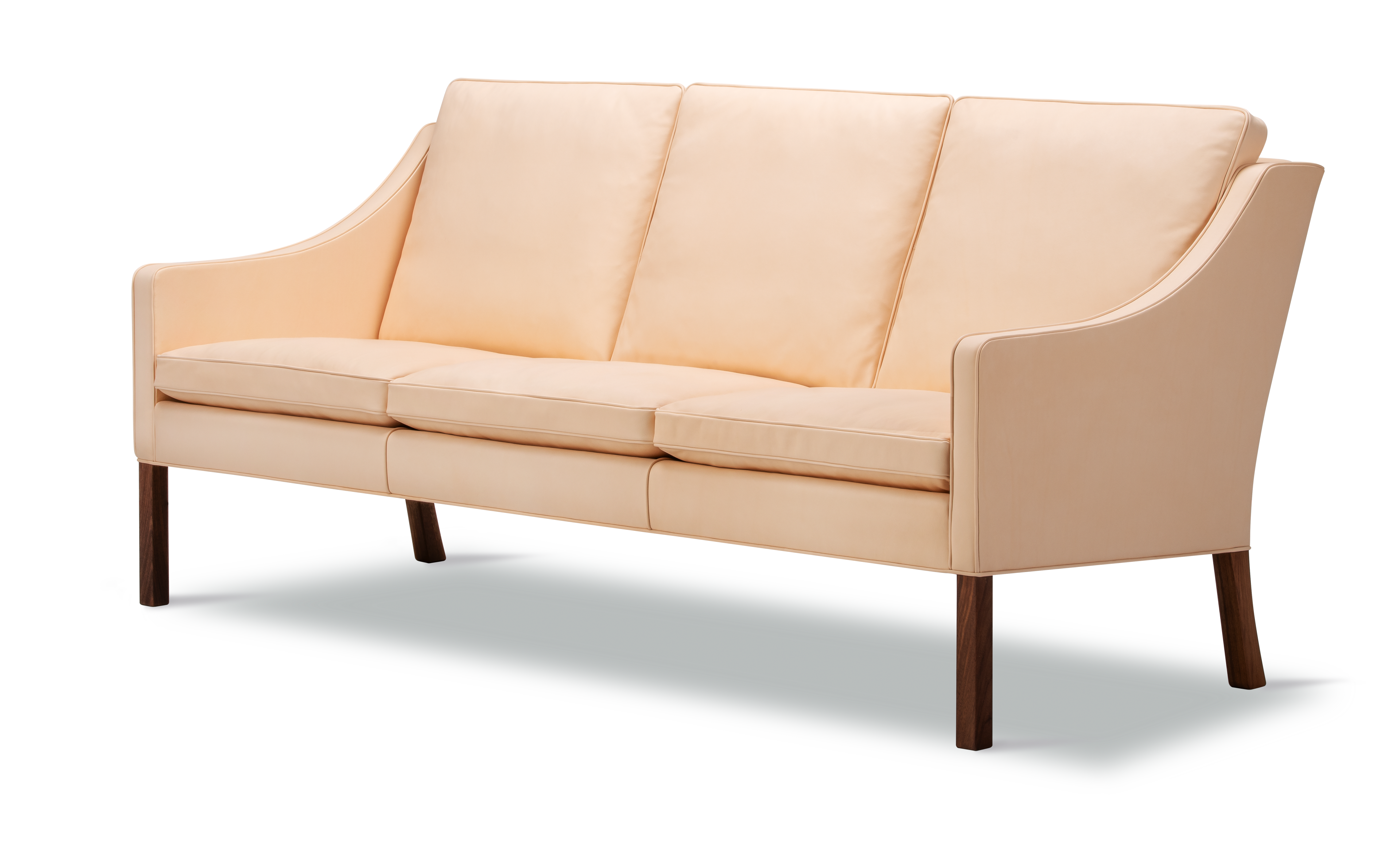 Mogensen 2209 Sofa - Leather 90 Vegeta / Walnut