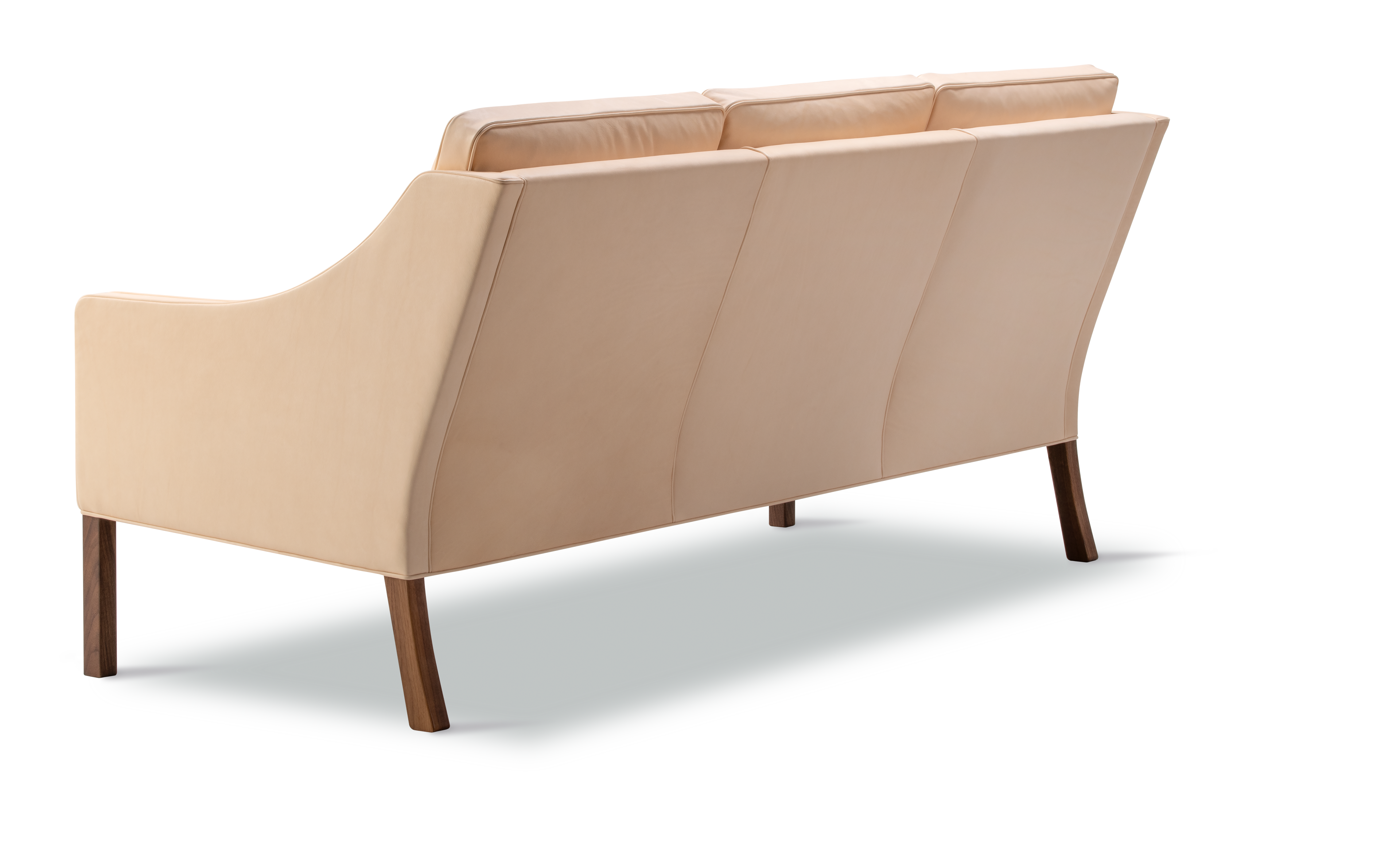 Mogensen 2209 Sofa - Leather 90 Vegeta / Walnut