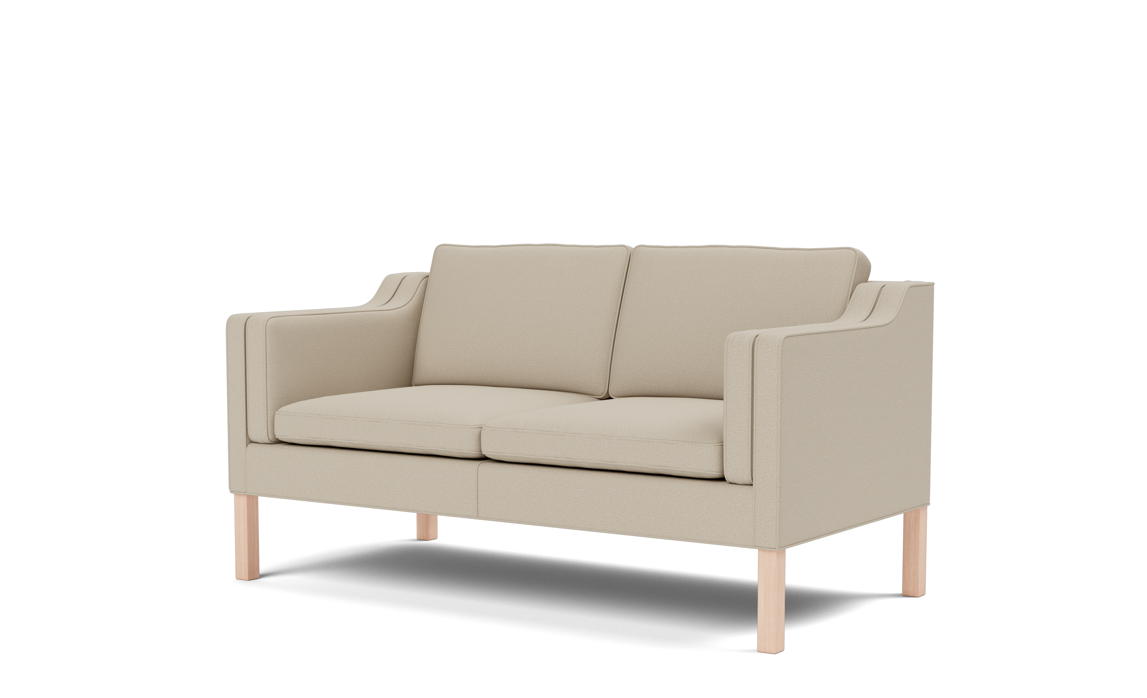 Mogensen 2212 Sofa - Grand Linen 0024 / Eg lys olie