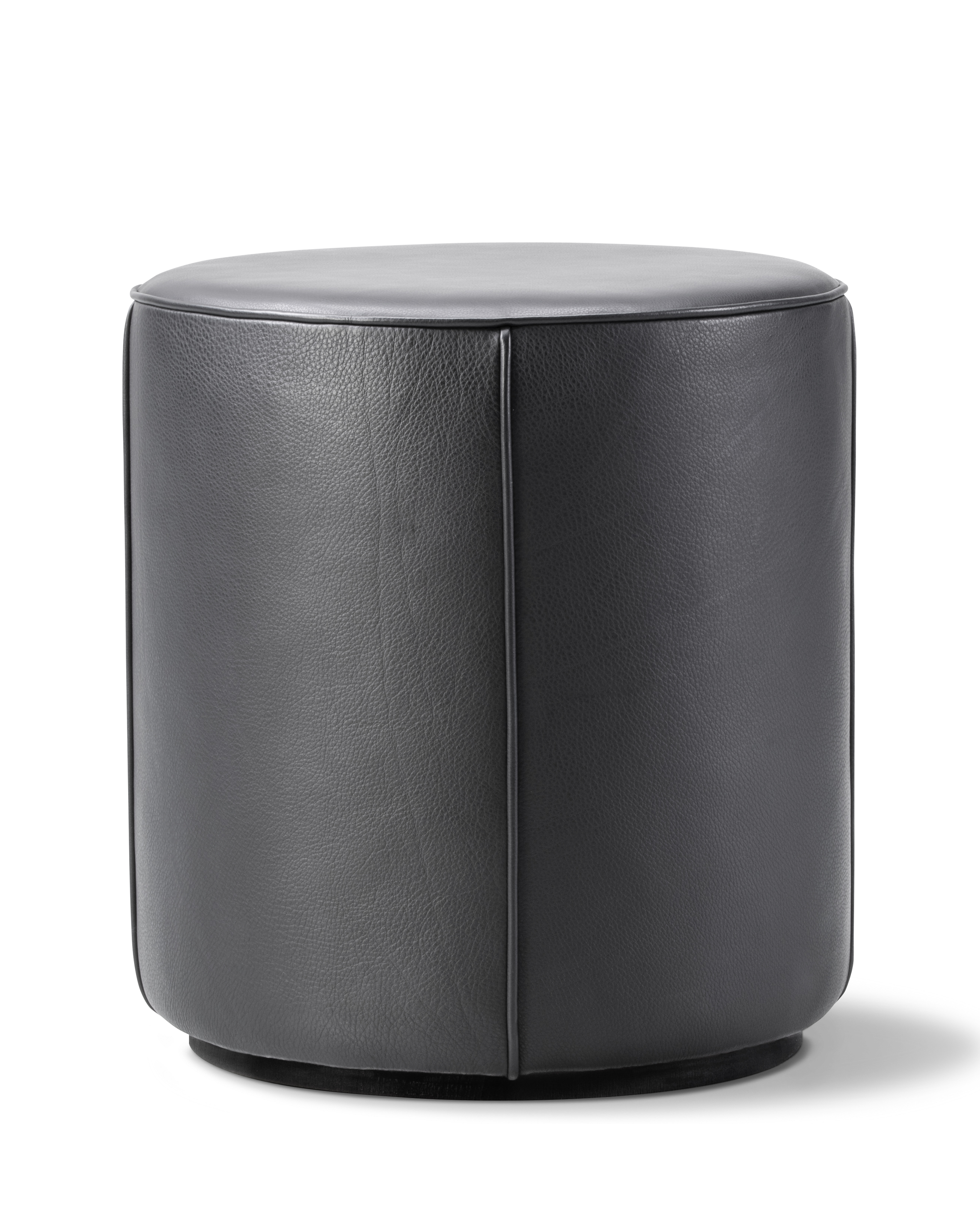 Mono Pouf - Læder 88 Black, Primo 