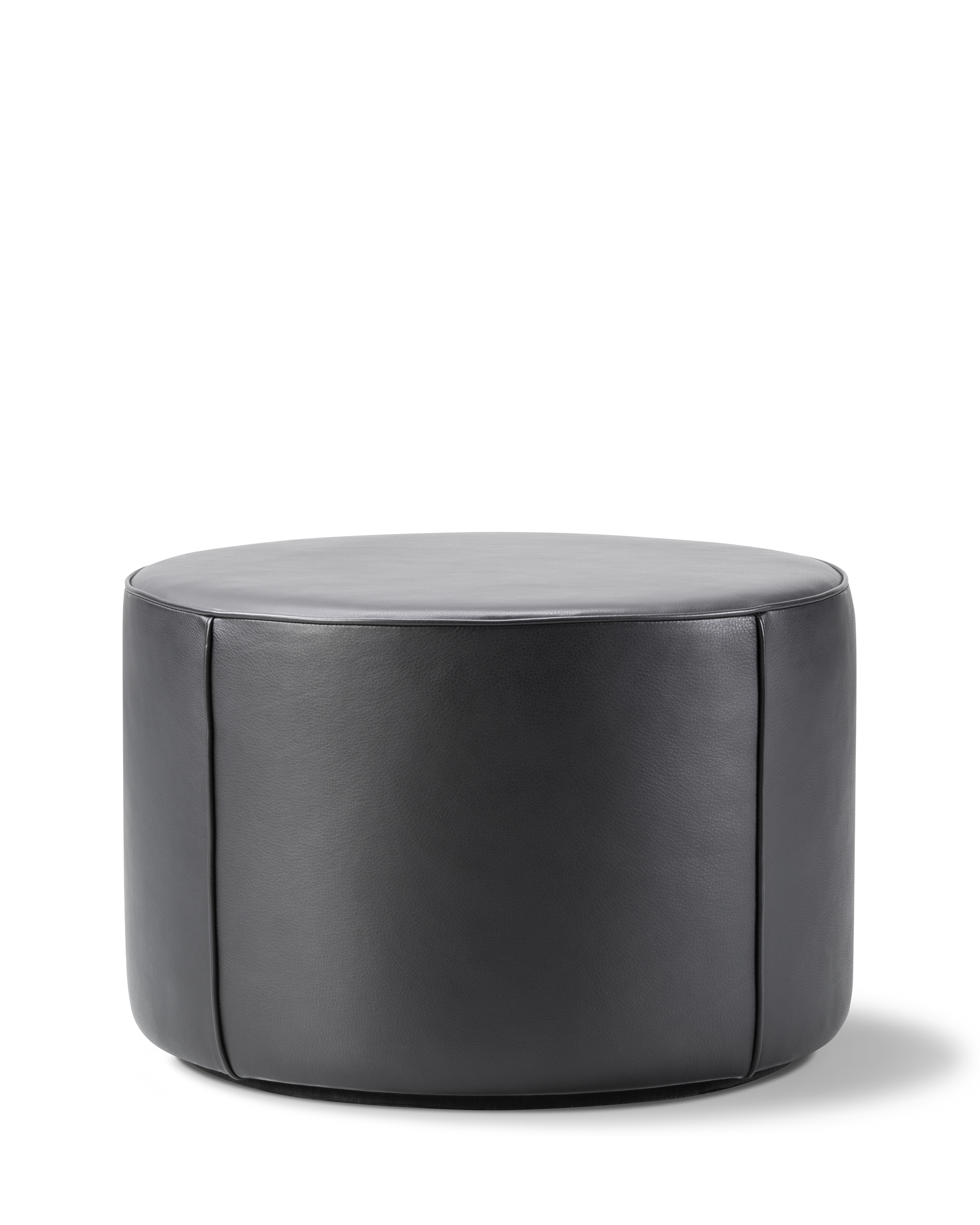 Mono Pouf - Læder 301 Black, Omni