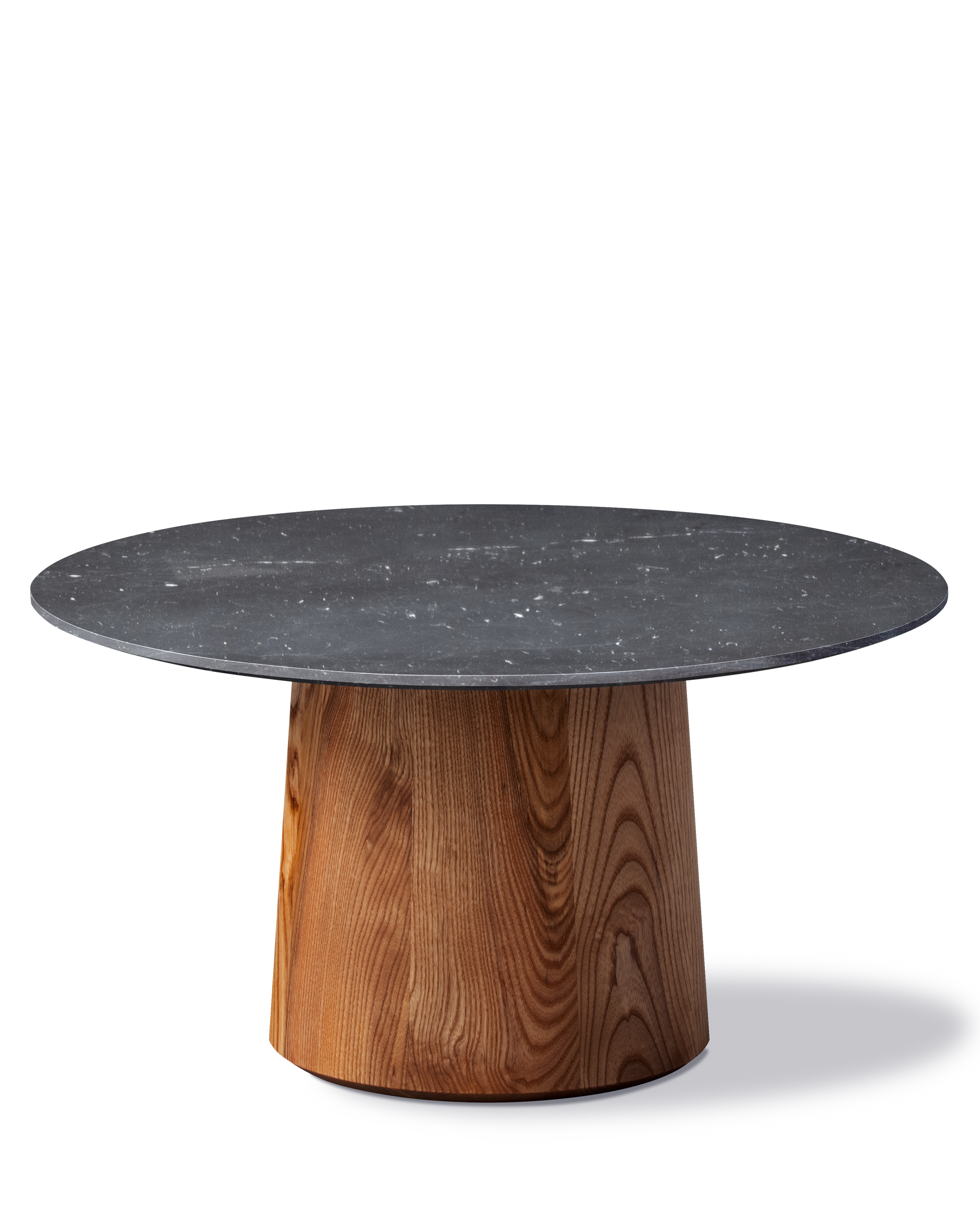 Niveau Coffee Table - Ash brown stained / Black Marquina