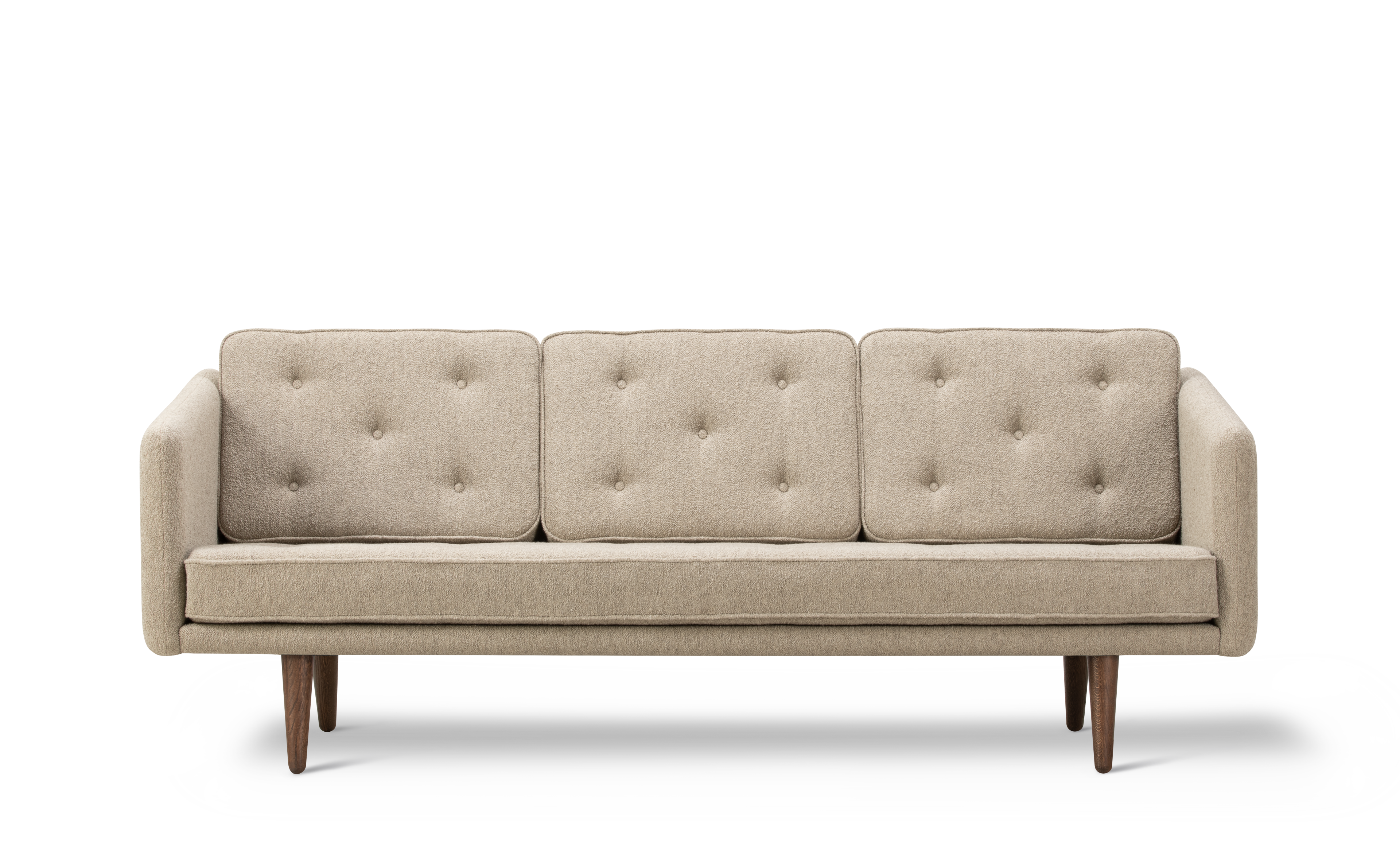 No. 1 Sofa - Barnum 3 / Smoked Oak