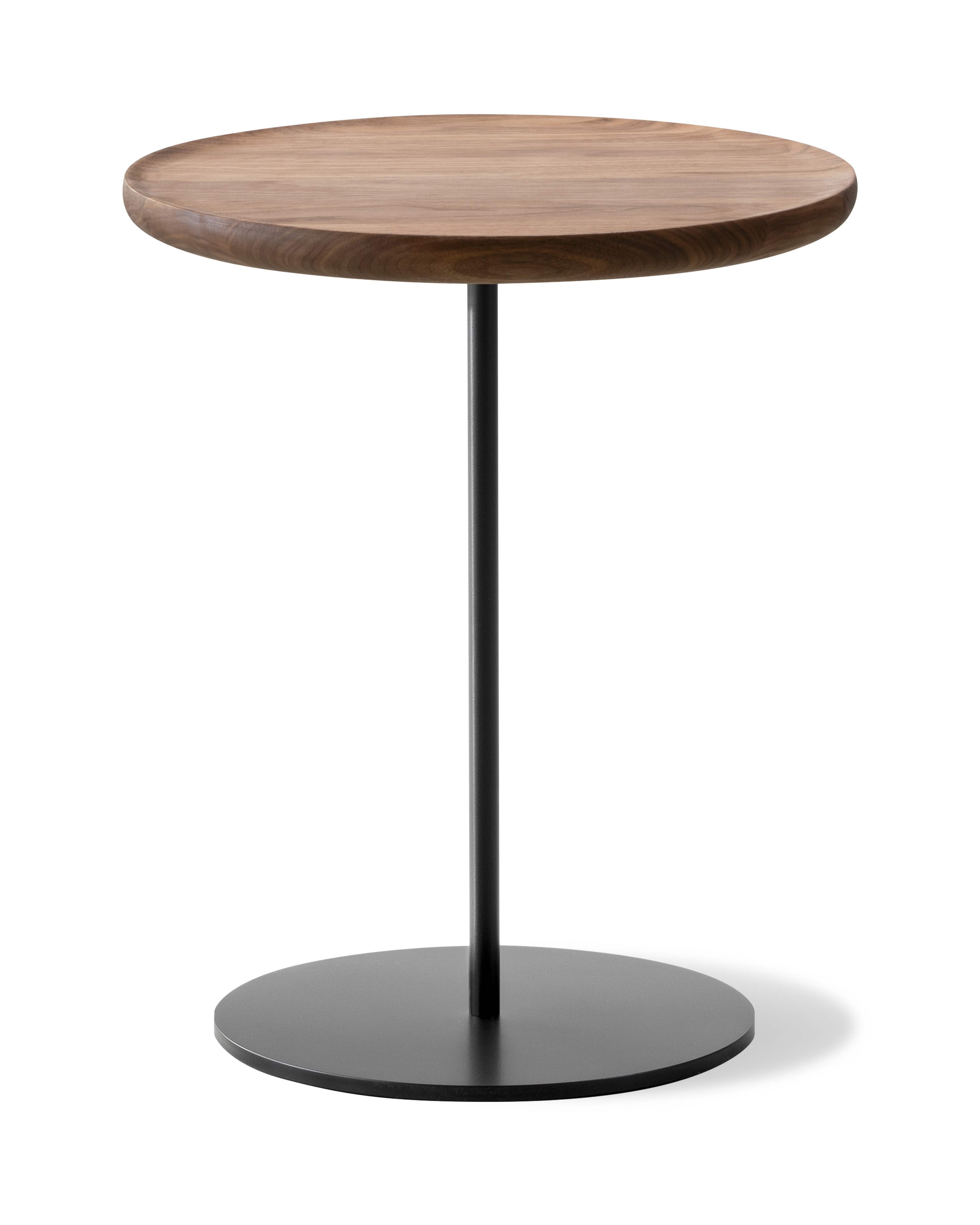 Pal Table - Walnut / Black lacquered steel