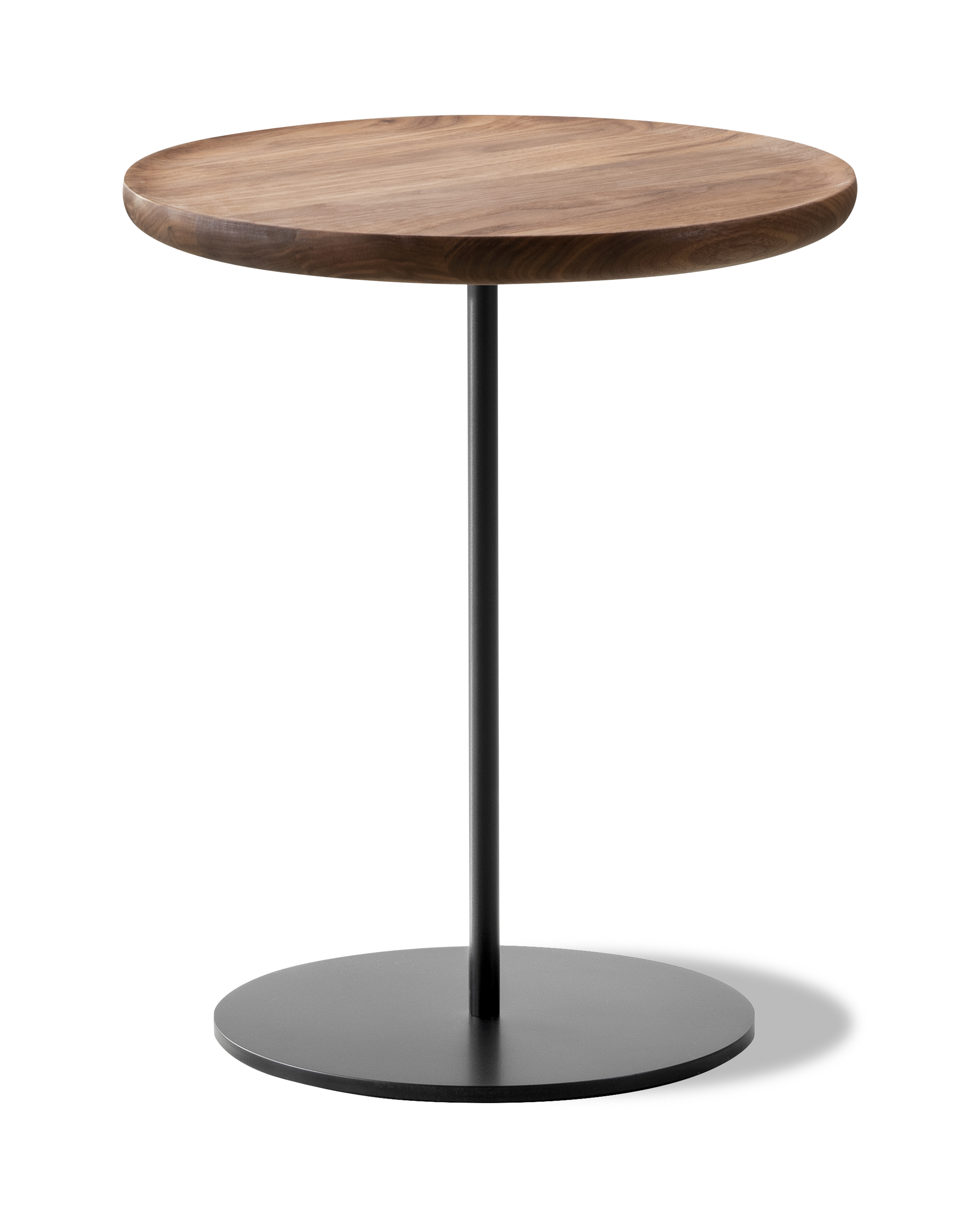 Pal Table - Walnut / Black lacquered steel