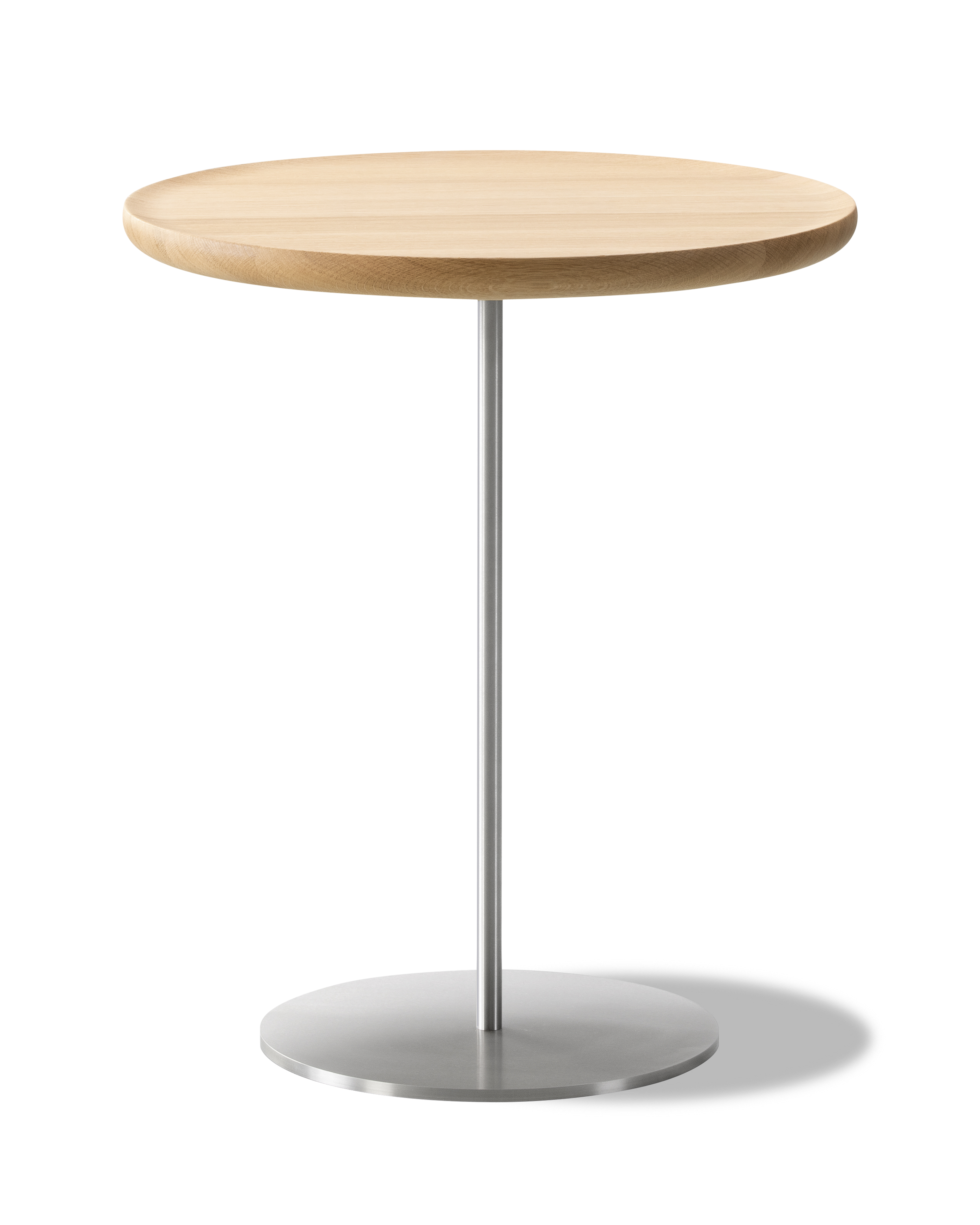 Pal Table - Oak light oil / Brushed steel