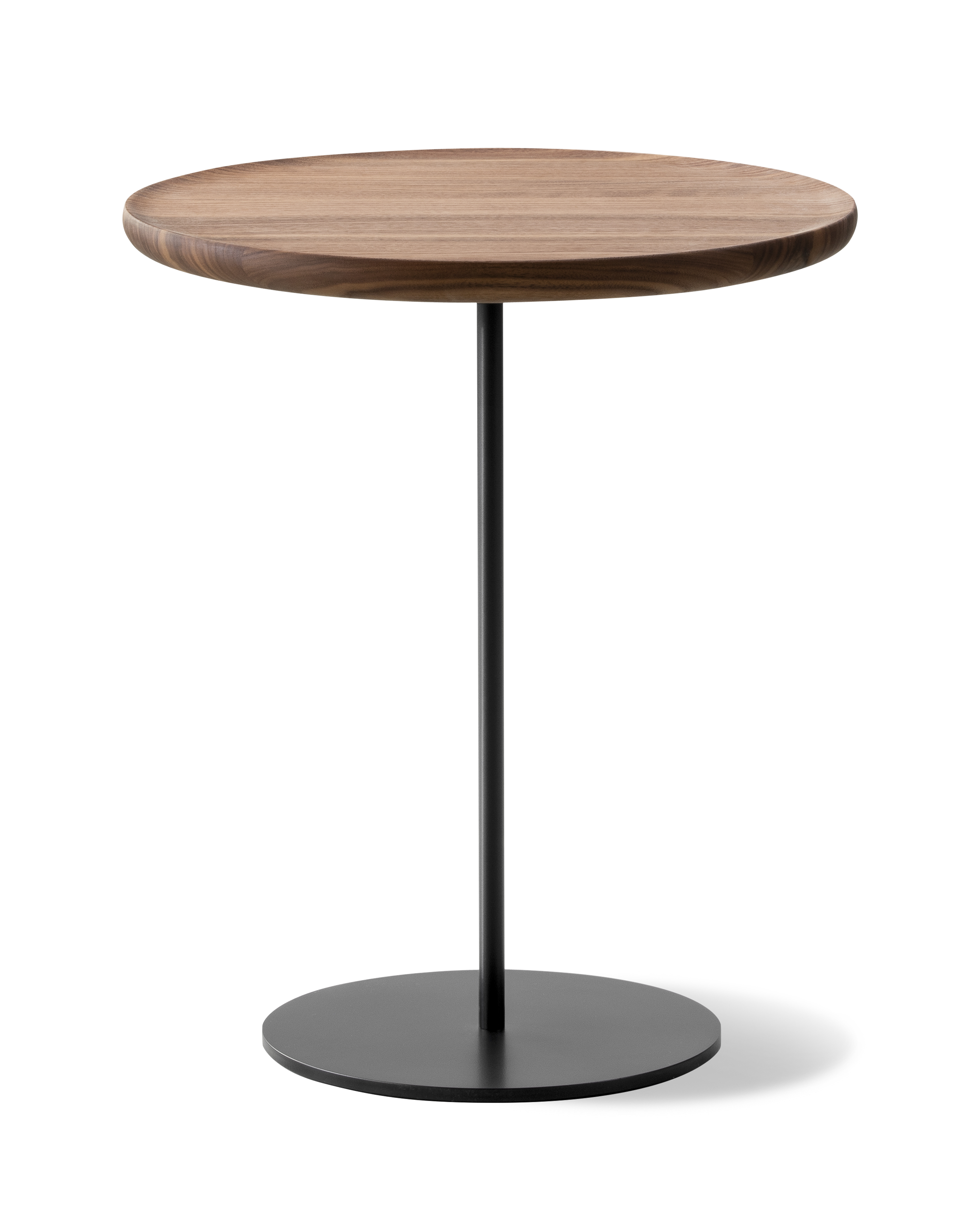 Pal Table - Walnut / Black lacquered steel