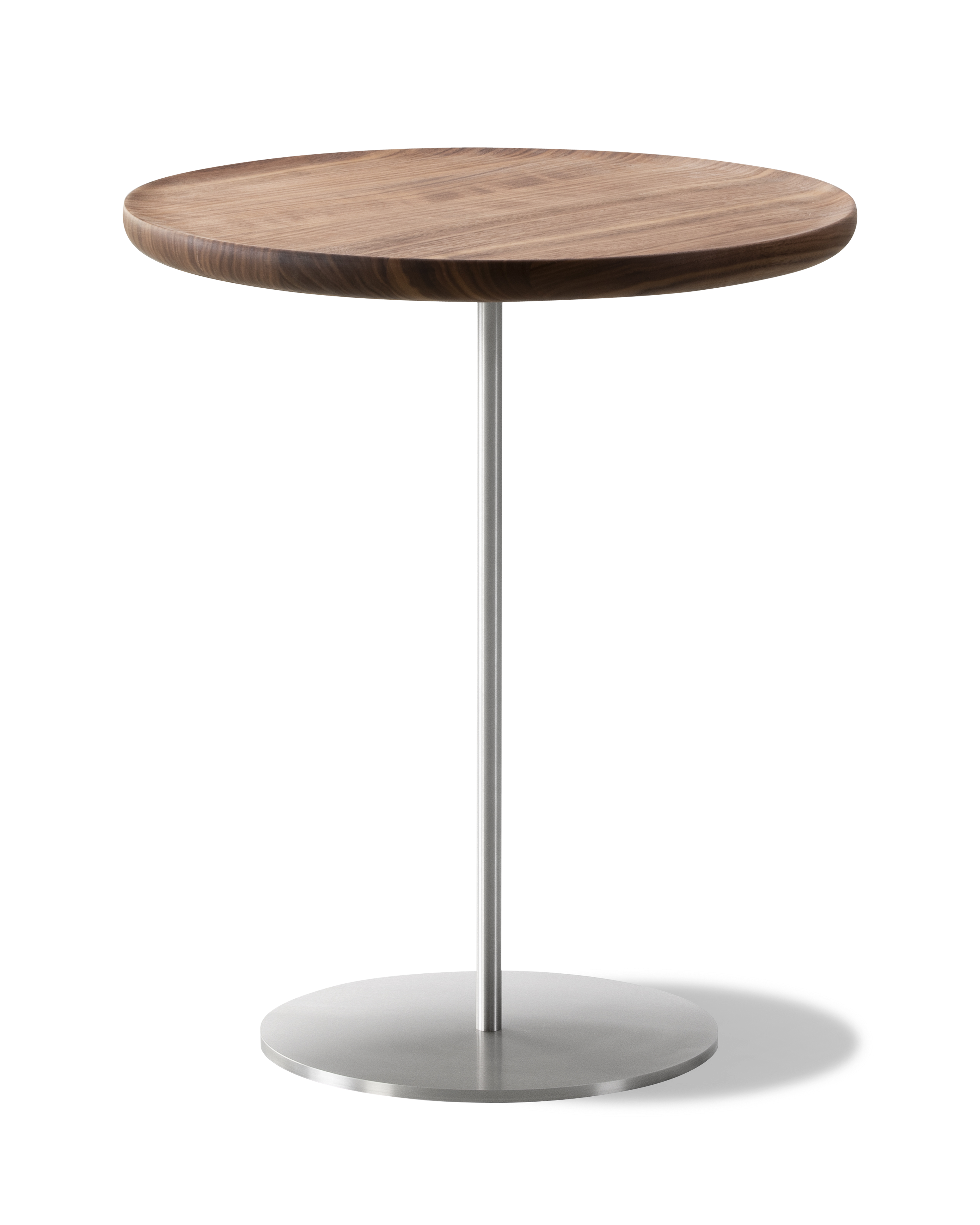 Pal Table - Walnut / Brushed steel