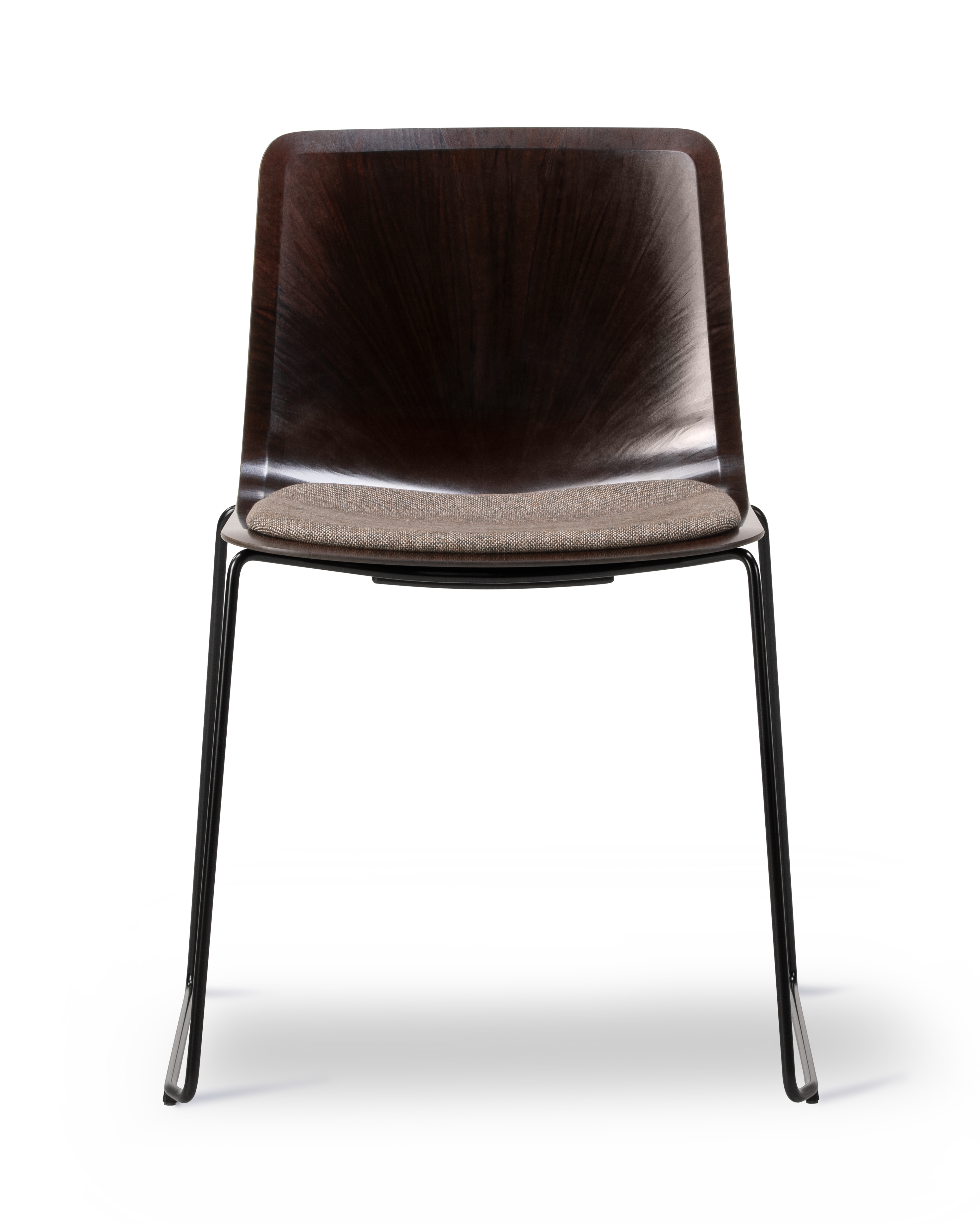 Welling / Ludvik - Pato Paper Sledge Chair Seat Upholstered