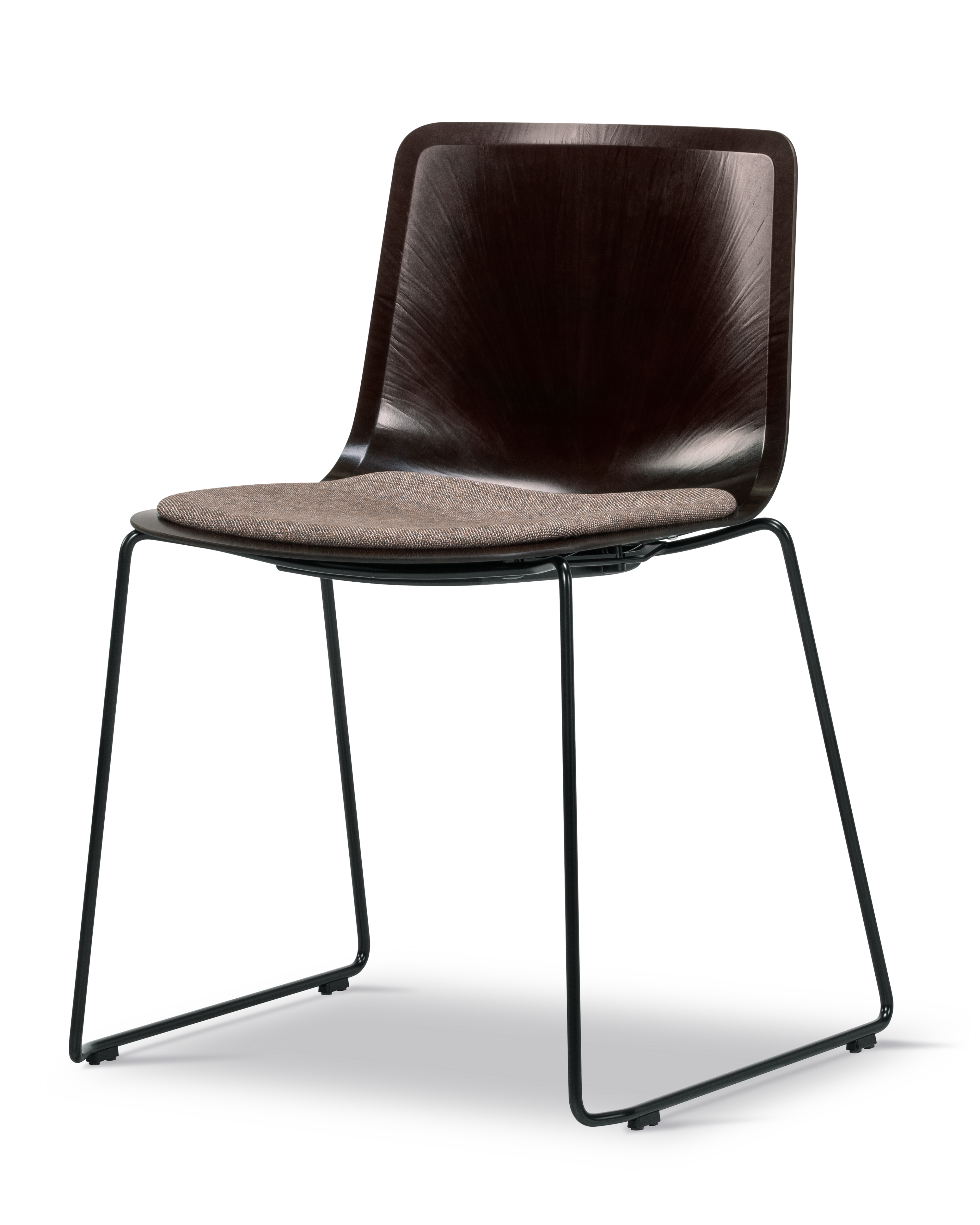 Welling / Ludvik - Pato Paper Sledge Chair Seat Upholstered