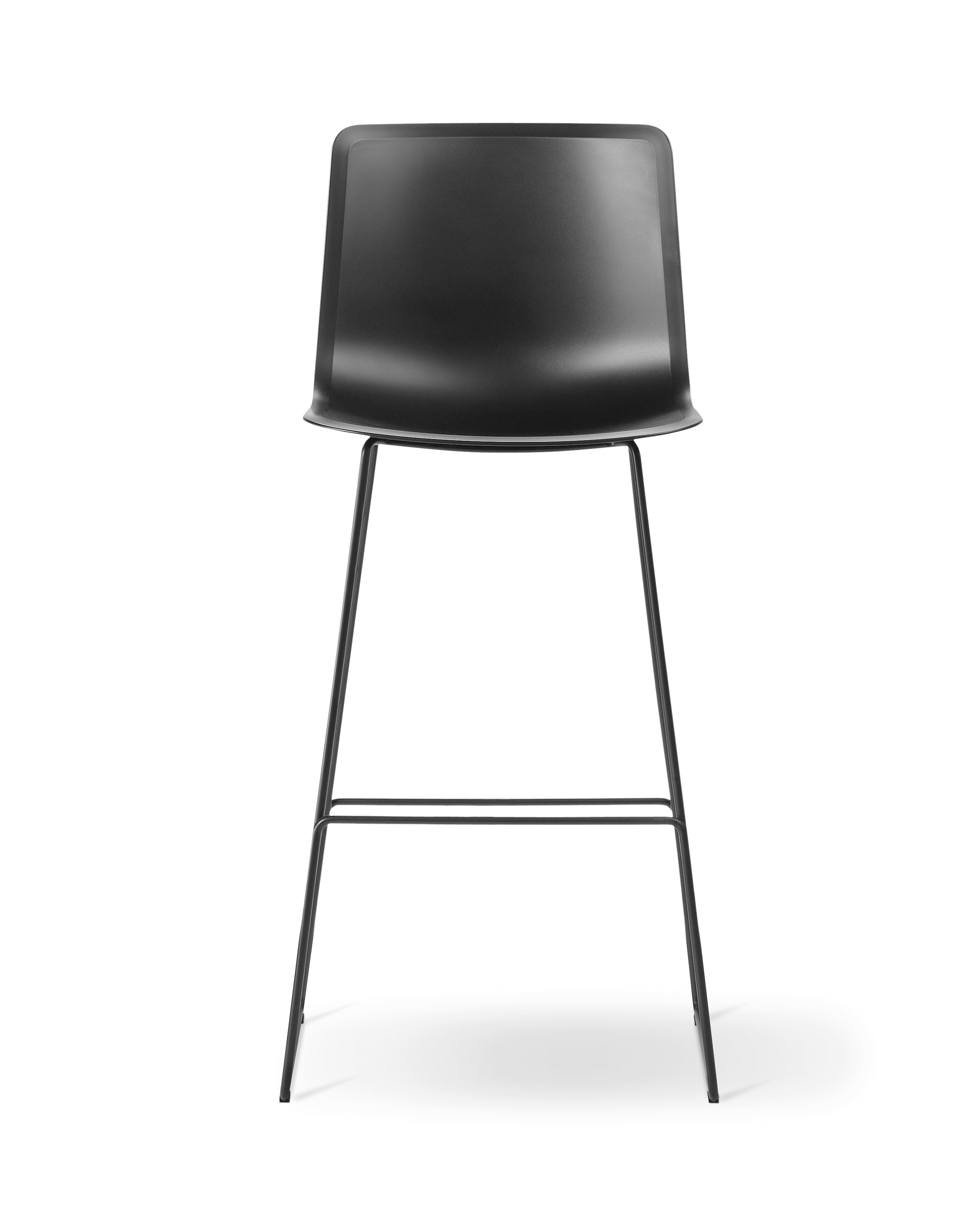 Pato Sledge Barstool - Sort / Sort stel