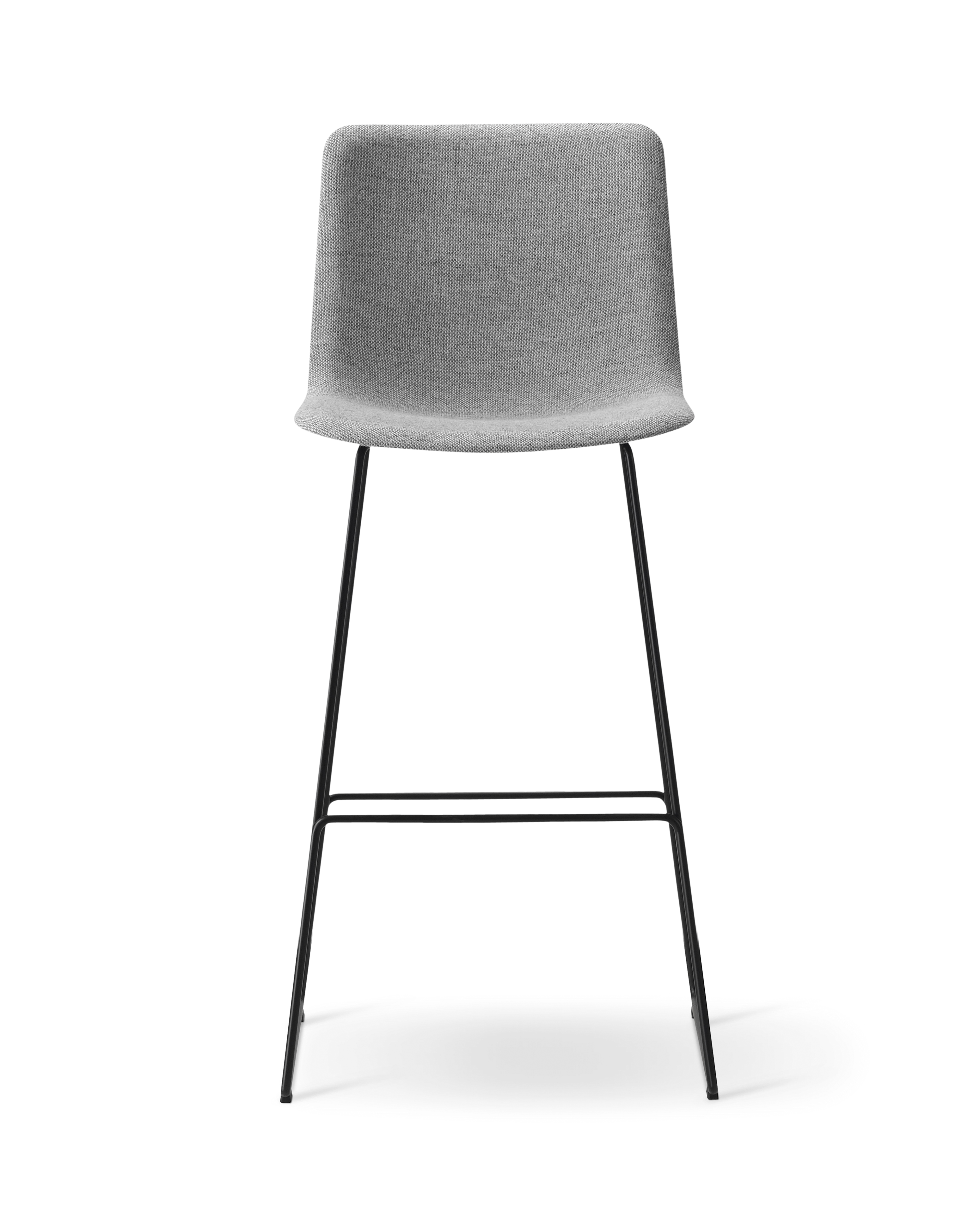 Pato Sledge Barstool - Hallingdal 130 / Sort stel