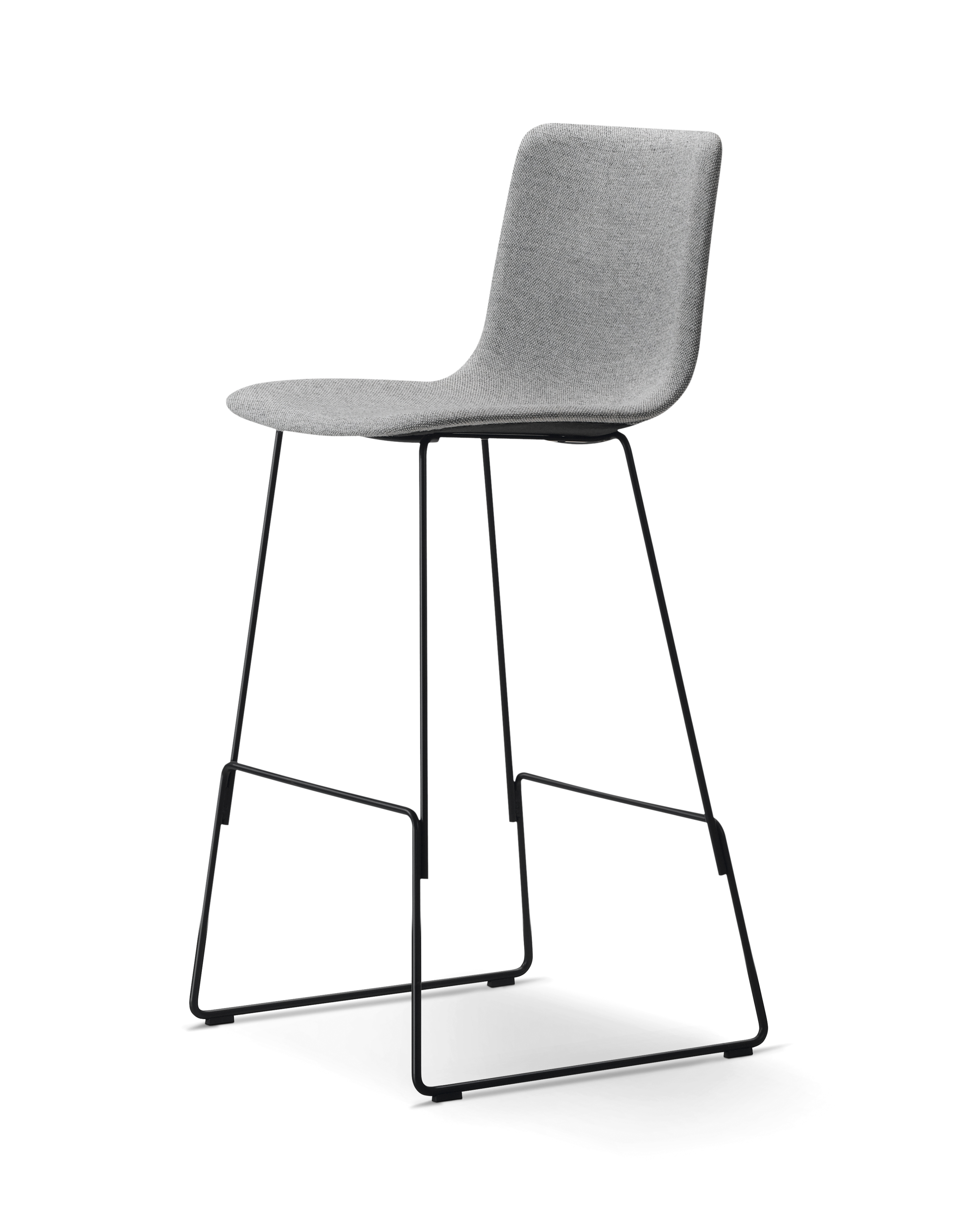 Pato Sledge Barstool - Hallingdal 130 / Black frame