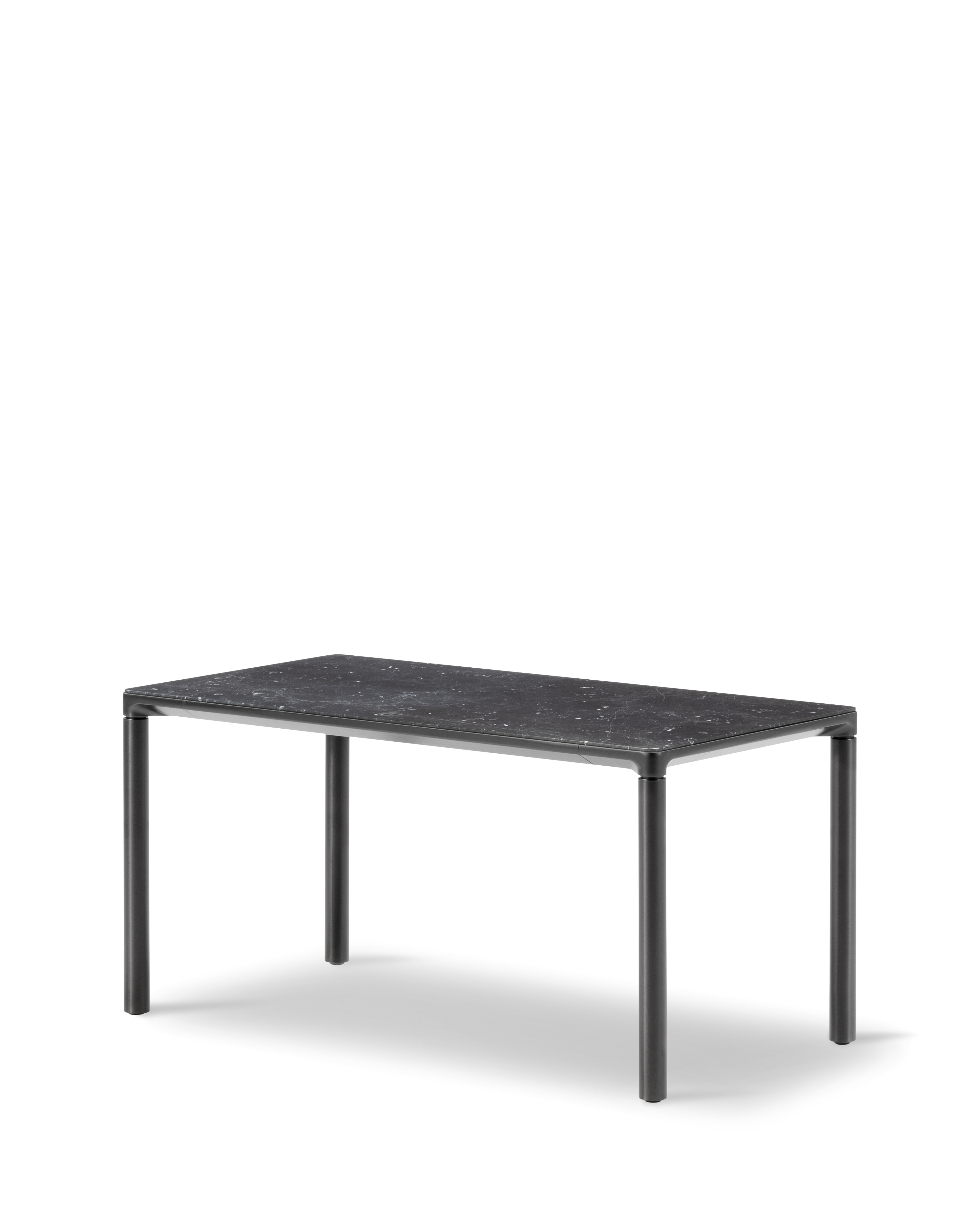 Piloti Alu - Sort Marquina / Sort aluminium (Højde 35 cm)