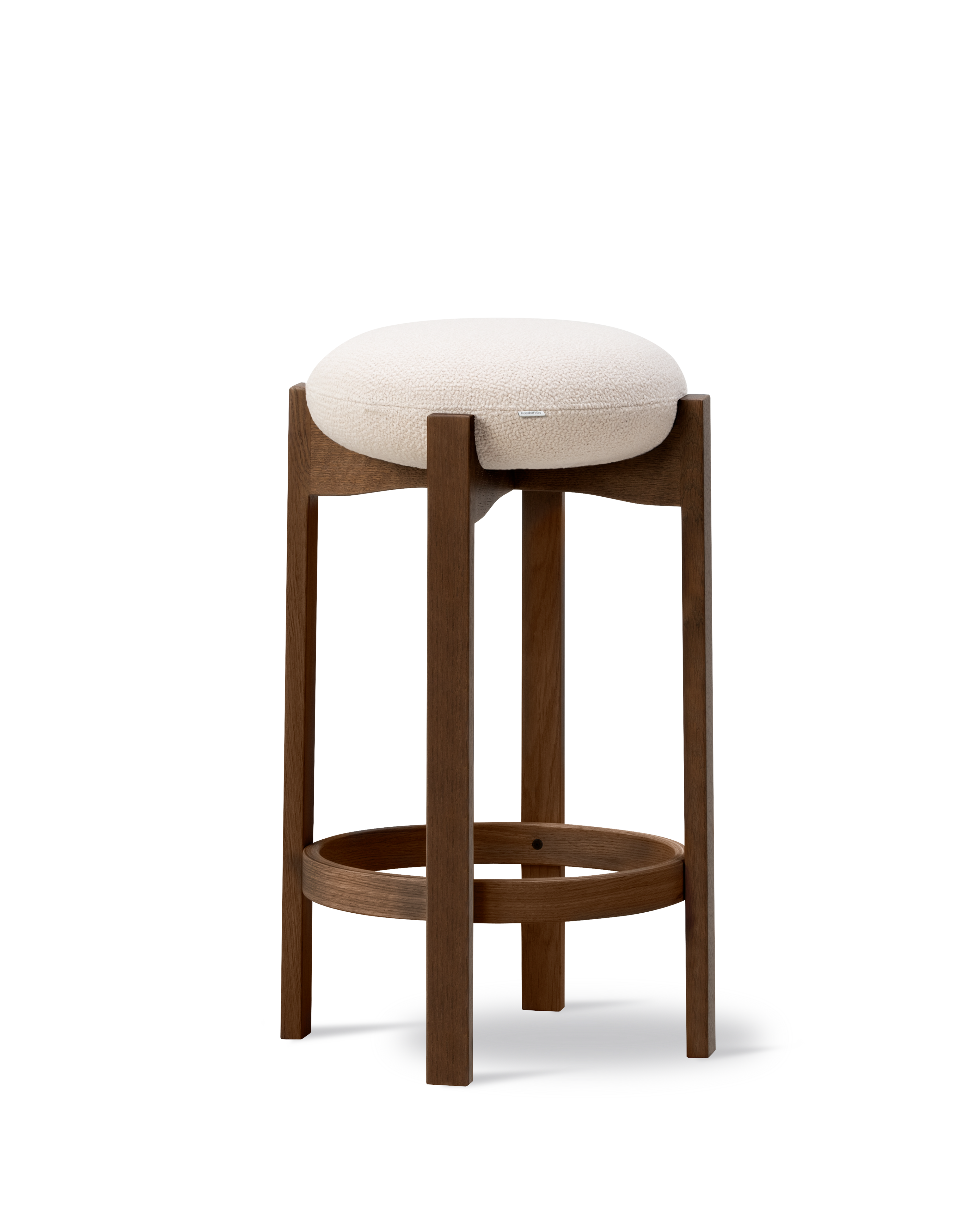 Pioneer Stool - Zero 0001 / Smoked Oak Stained (Height 67 cm)