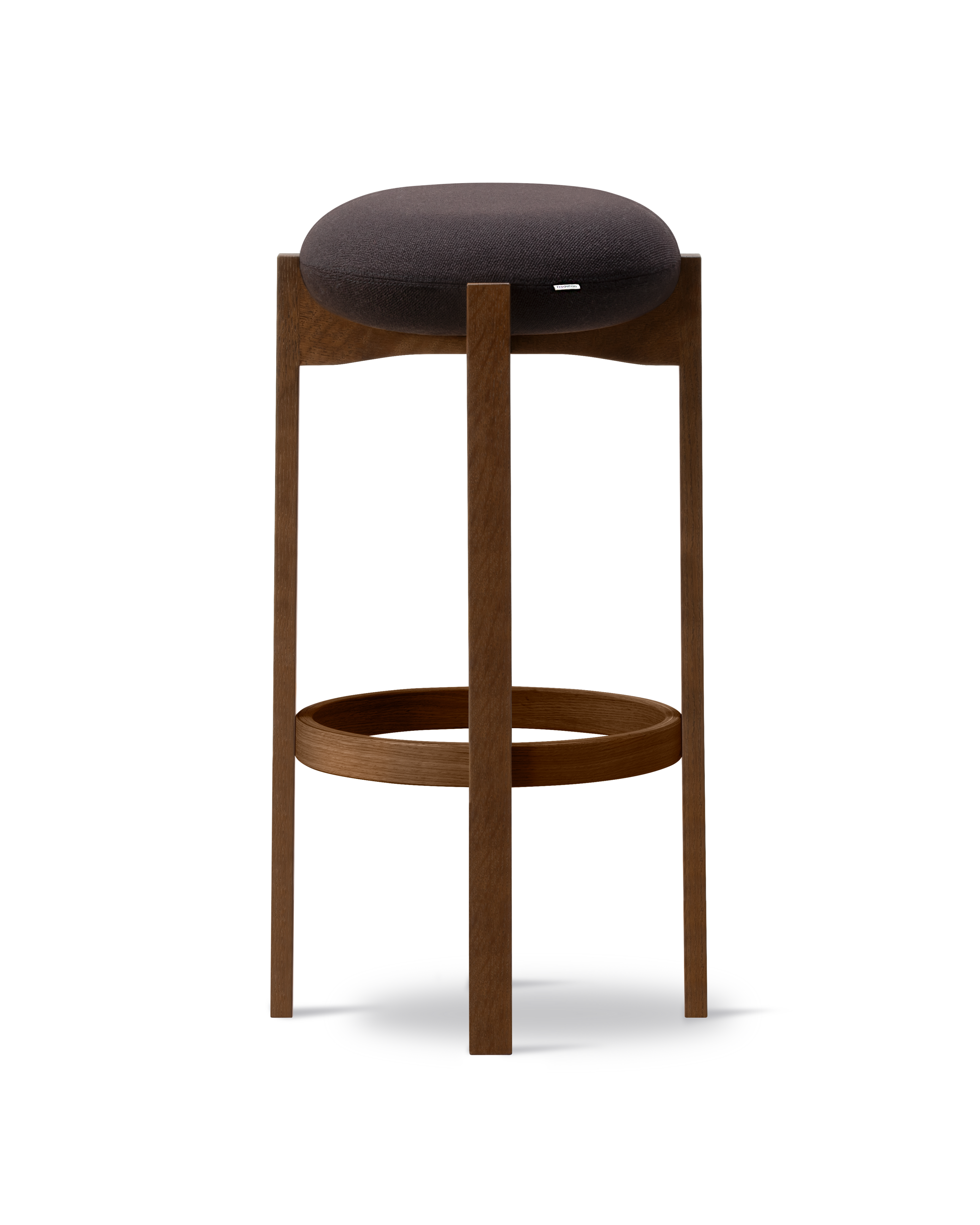 Pioneer Stool - Vidar 386 / Smoked Oak Stained (Height 77 cm)