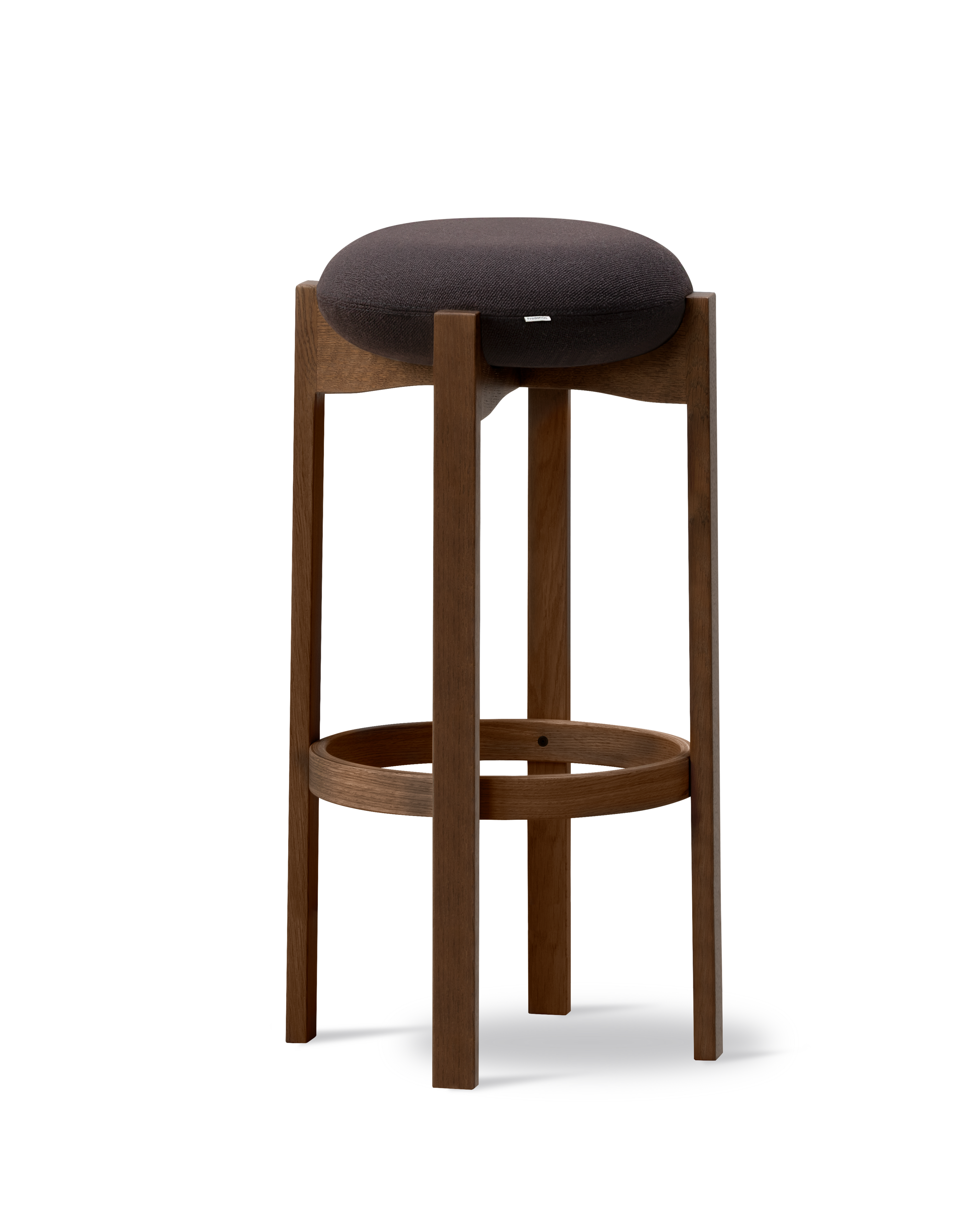 Pioneer Stool - Vidar 386 / Smoked Oak Stained (Height 77 cm)