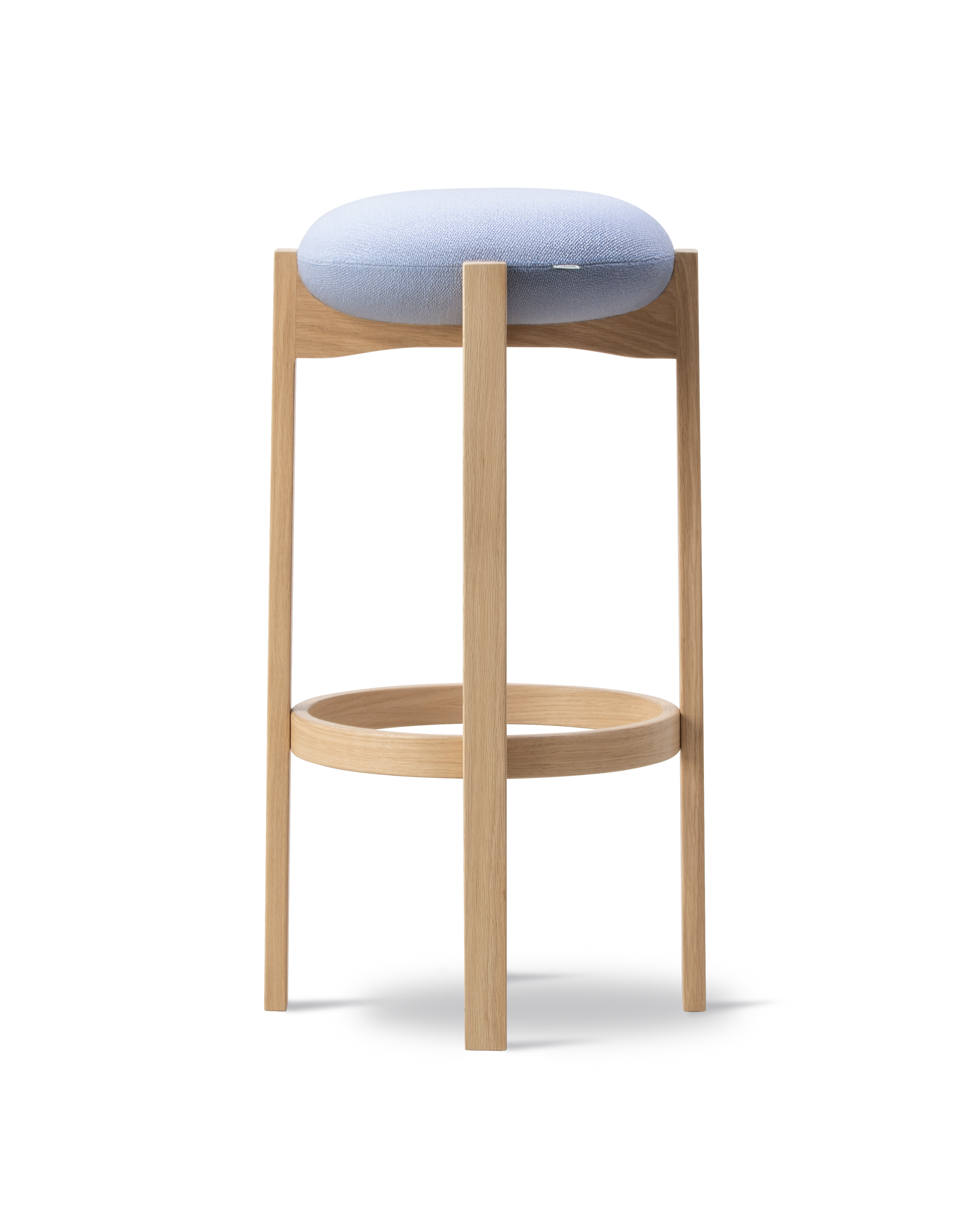 Pioneer Stool - Vidar 723 / Oak Lacquered (Height 77 cm)