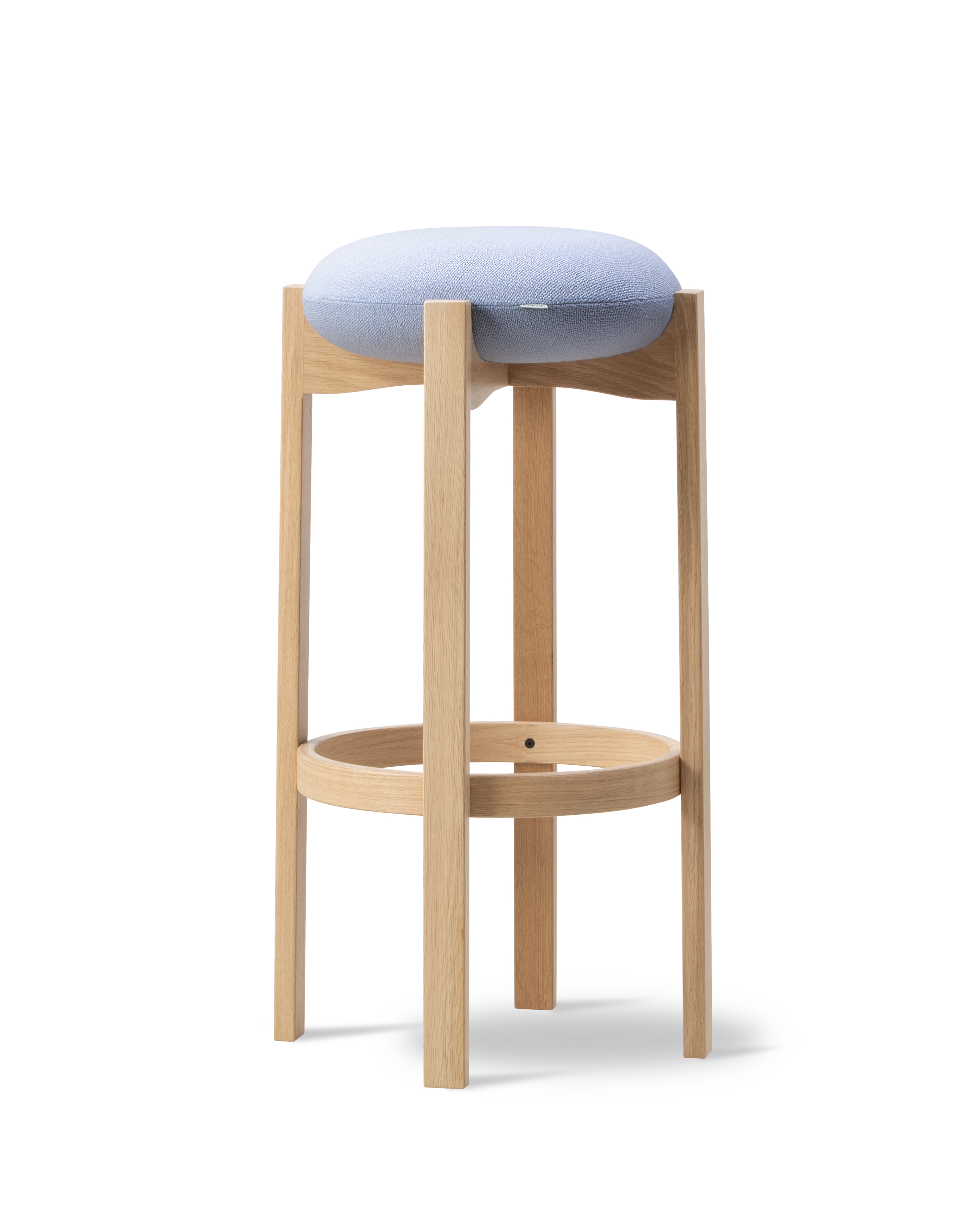 Pioneer Stool - Vidar 723 / Oak Lacquered (Height 77 cm)