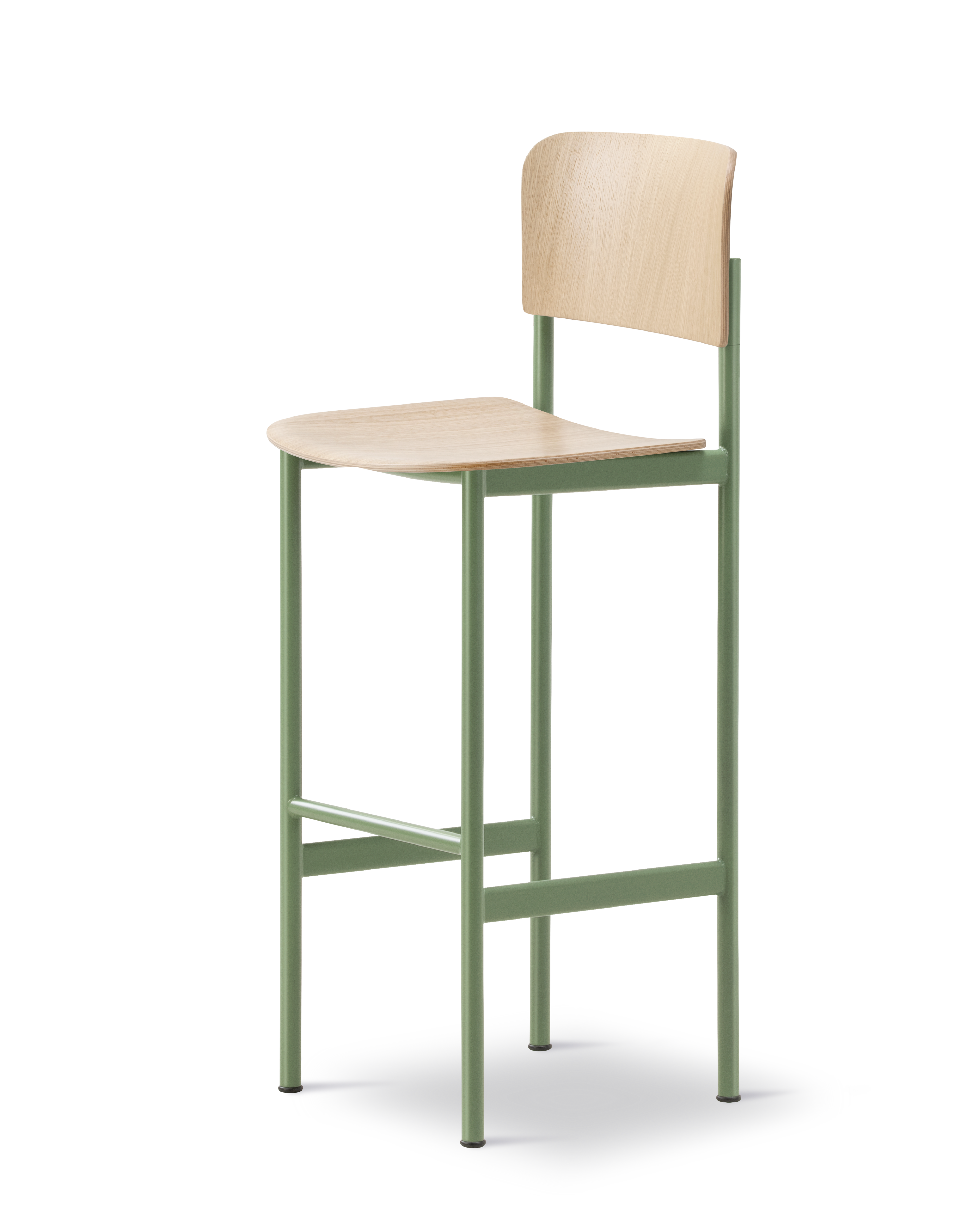 Plan  Barstool - Eg lakeret / Modernist Green