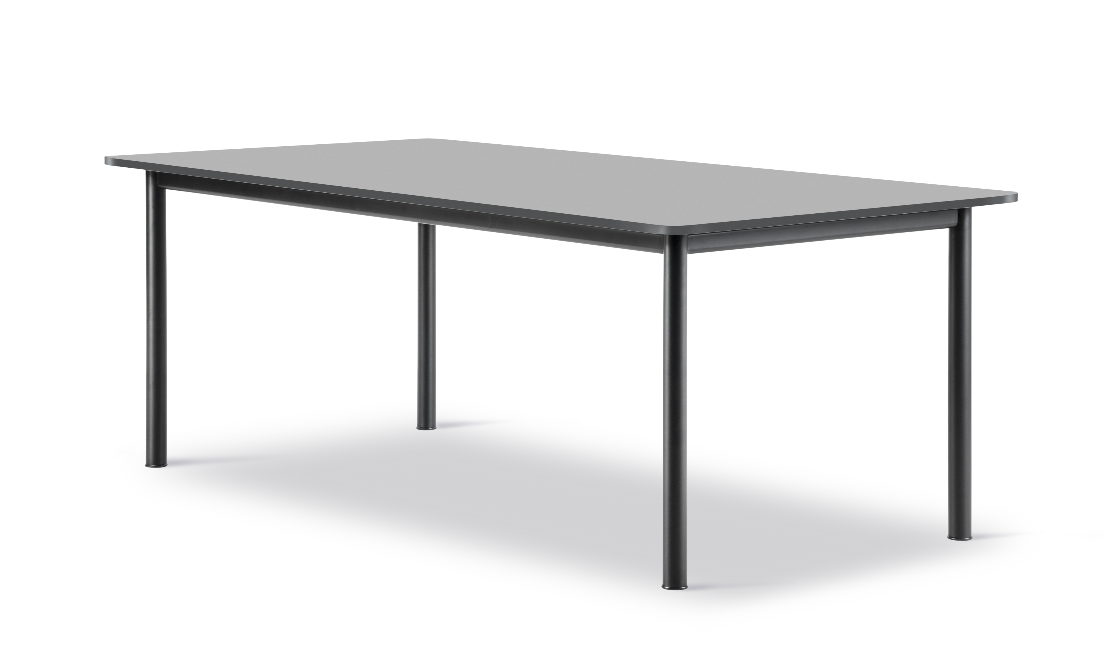 Plan Table - Black Fenix Laminate / Black