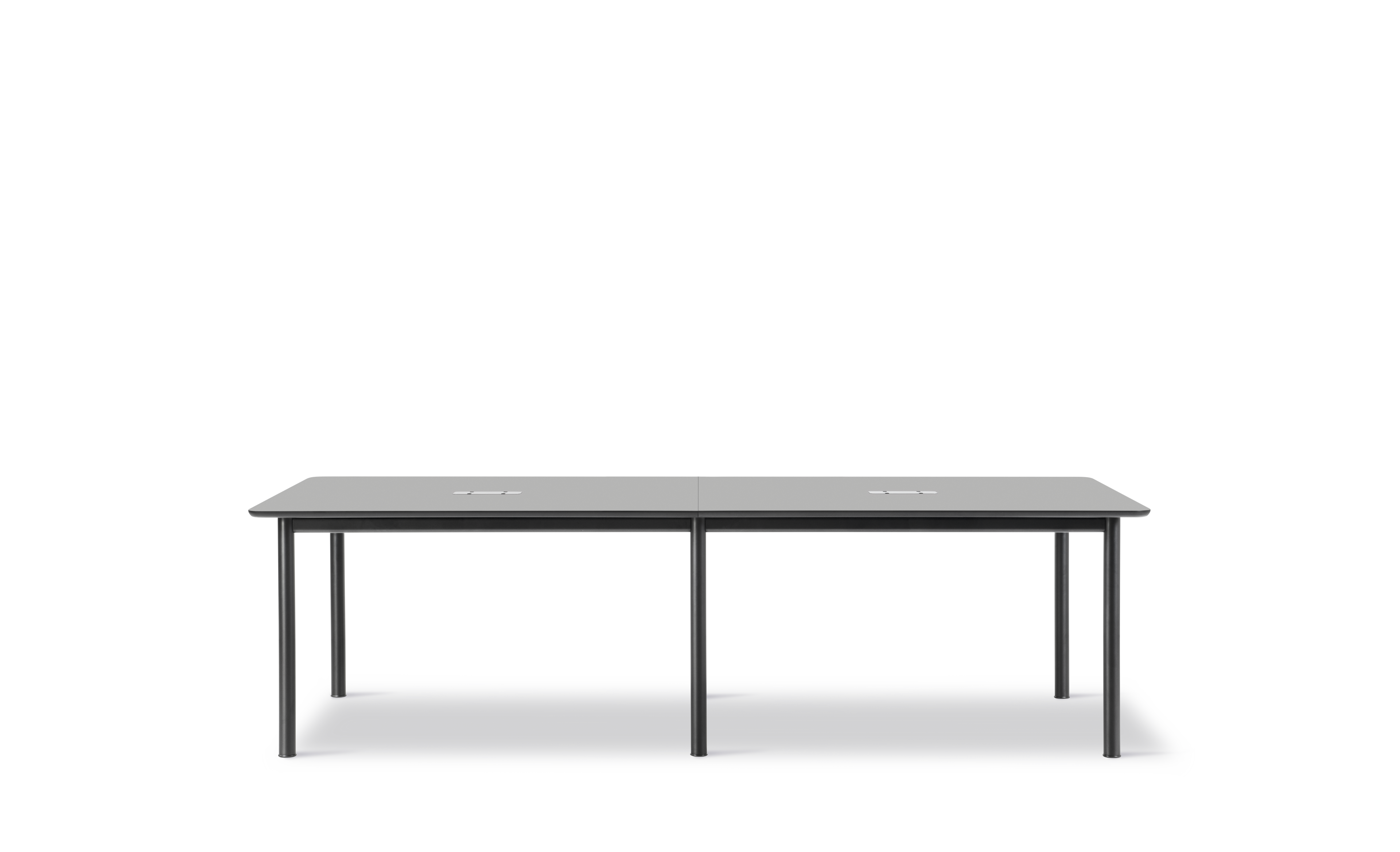 Plan Table Modular (konfiguration A) - Sort Nanolaminat / Sort stel