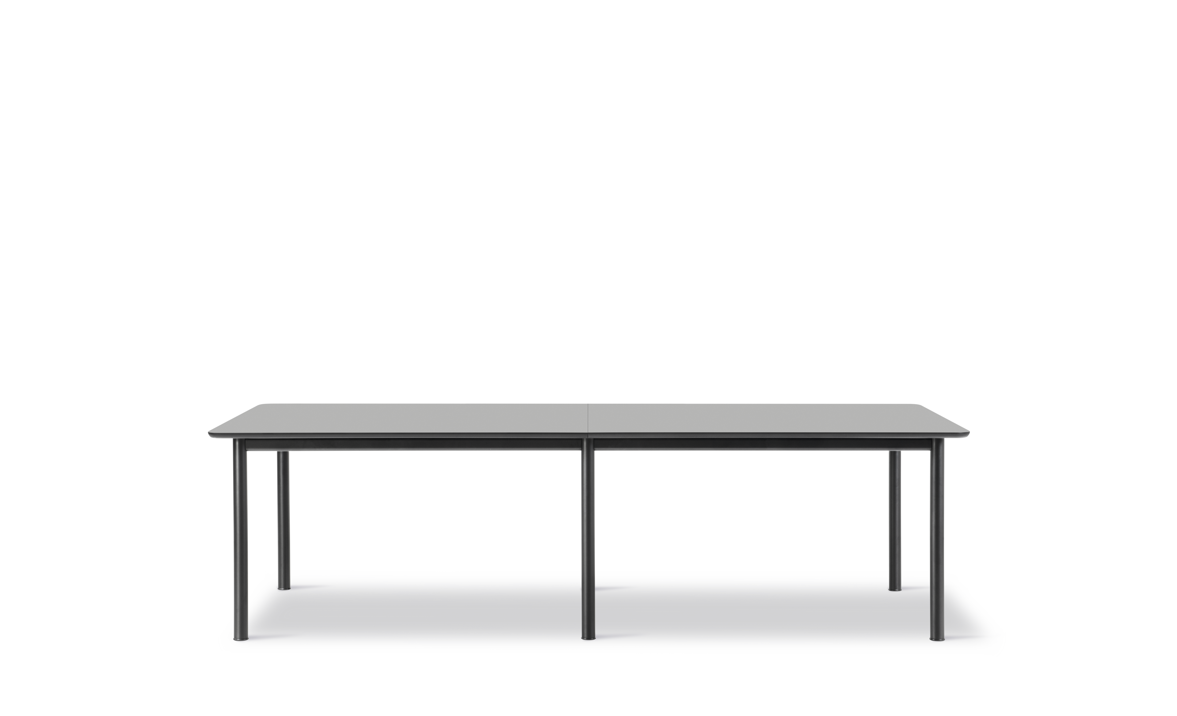 Plan Table Modular (konfiguration B) - Sort Nanolaminat / Sort stel