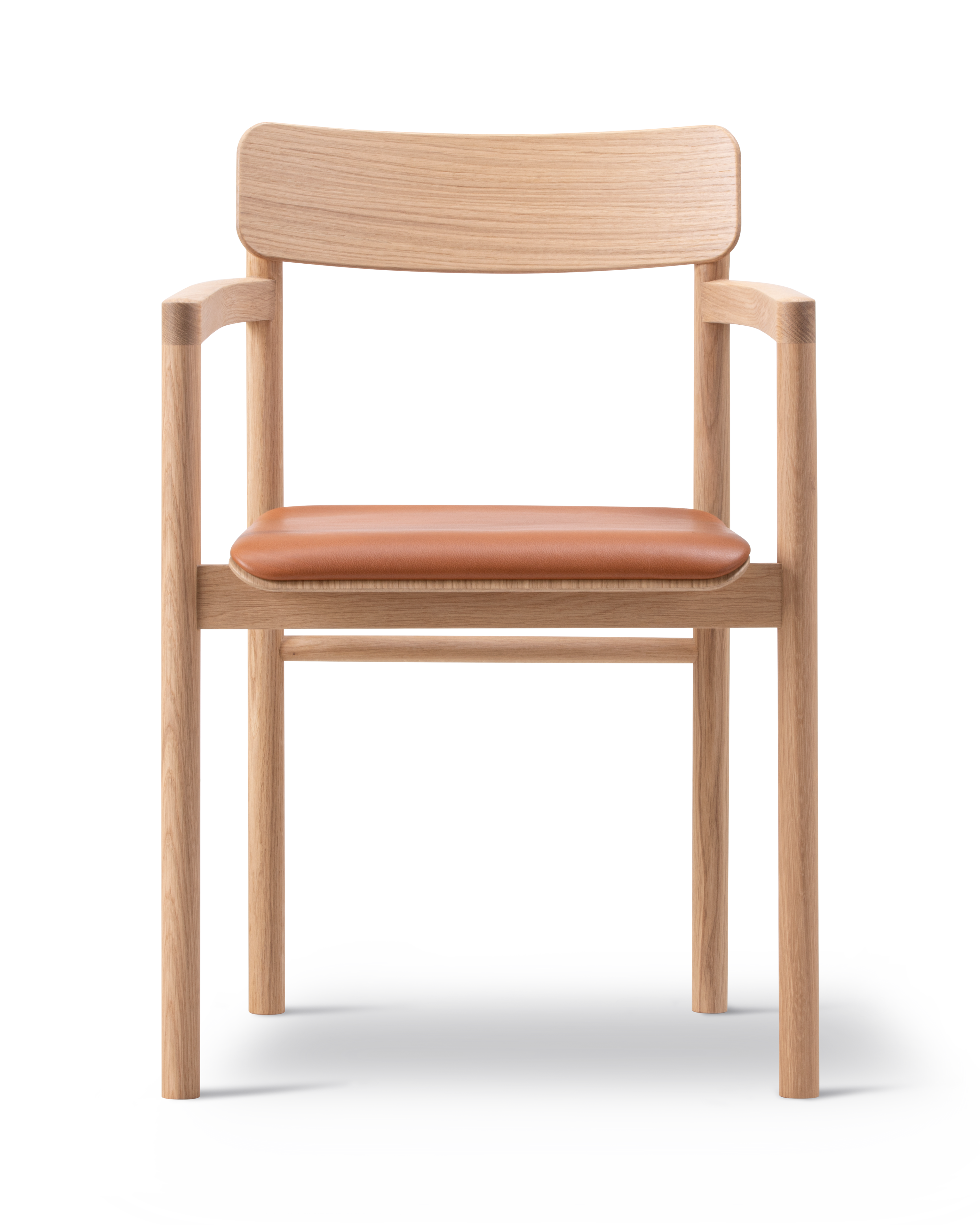 Post Chair - Leather 95 Max / Oak light oil